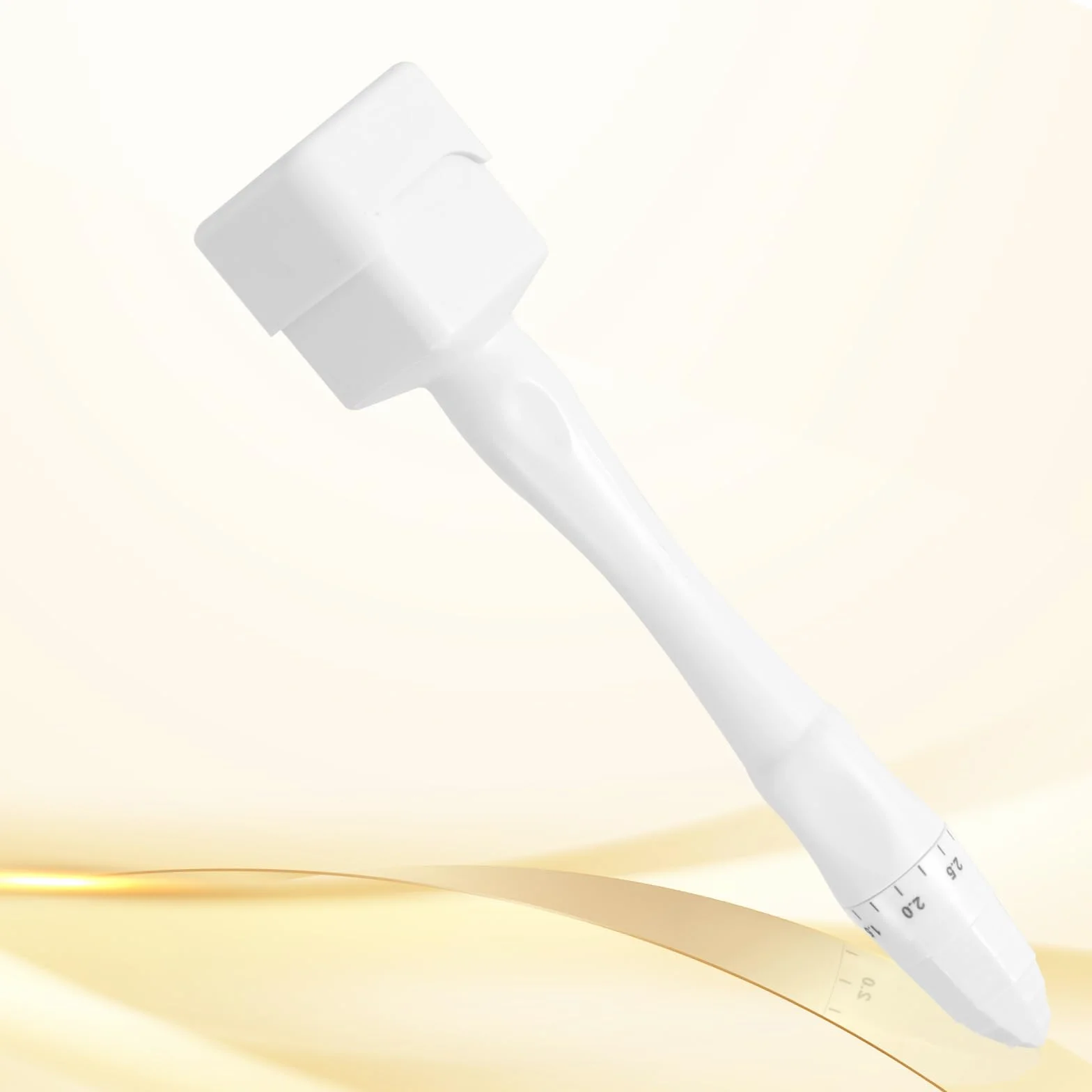 Stempel do Mikronakluwania do Wzrostu Wlosów i Brody, Microneedling Stamp Micro Exfoliating Tool Microneedling Roller dla Kobiet i Mezczyzn