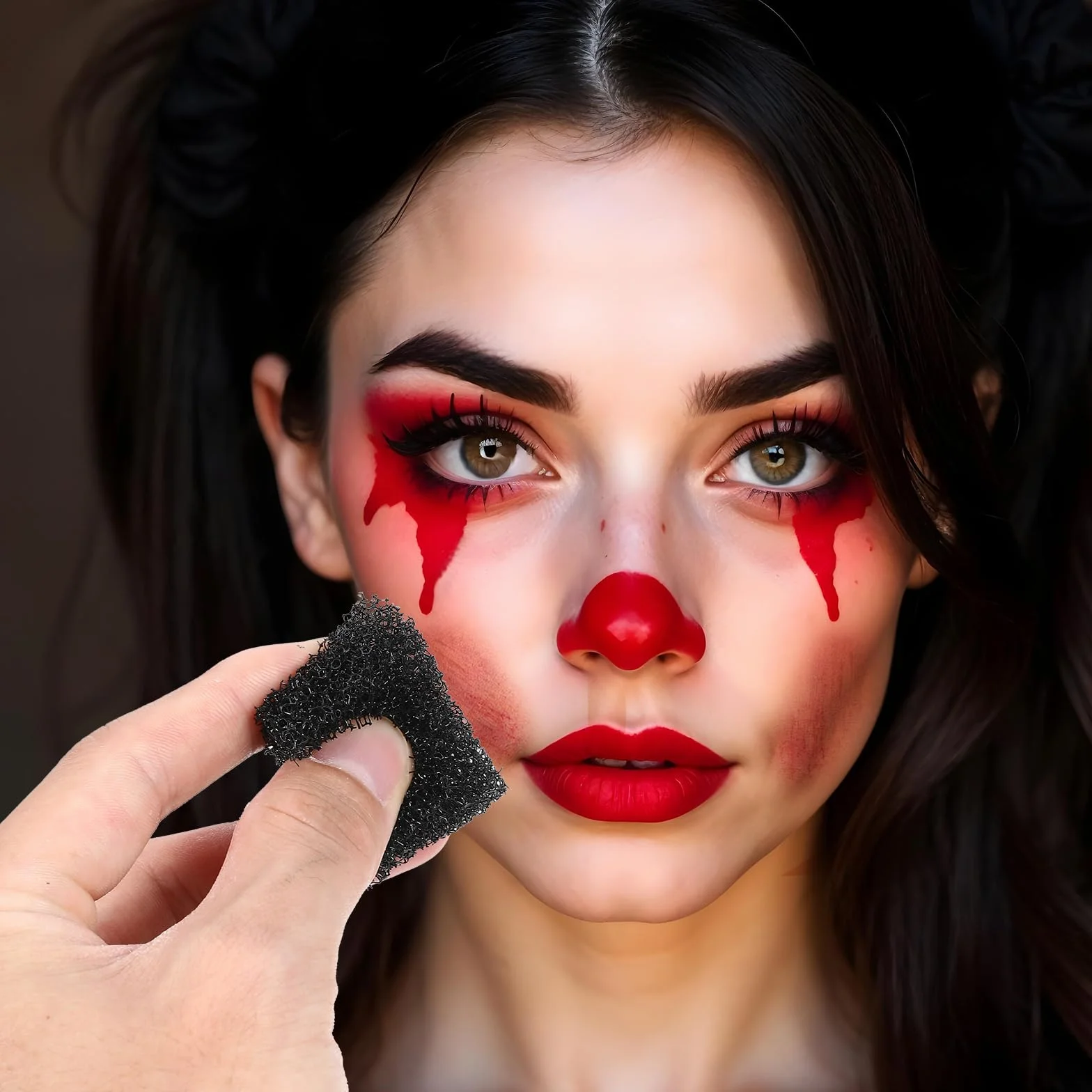 Gąbki Stipple, 12 szt. Sfx gąbki do makijażu, efekty specjalne, akcesoria do makijażu twarzy, narzędzia do tekstury, brody, piegów, na Halloween, cosplay, imprezę, sztuka, kształtowanie, efekty