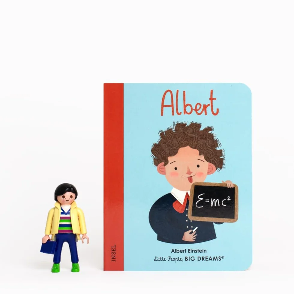 Albert Einstein - Little People, BIG DREAMS. Mini (Deutsche Ausgabe): Pappbilderbuch mit abgerundeten Ecken für Kinder von 1 bis 3 Jahren