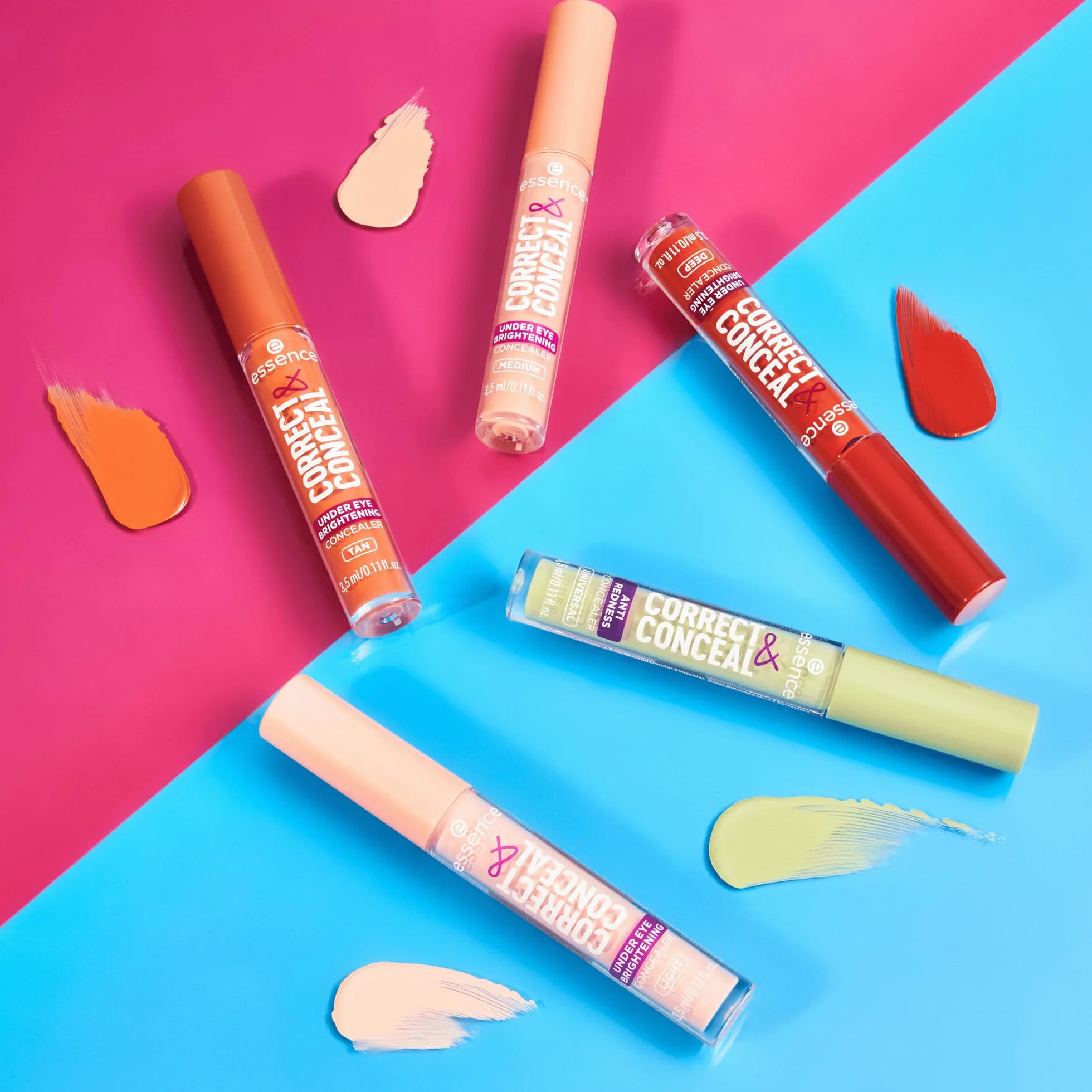 essence Korektor przeciw zaczerwienienion CORRECT & CONCEAL 3.5ml