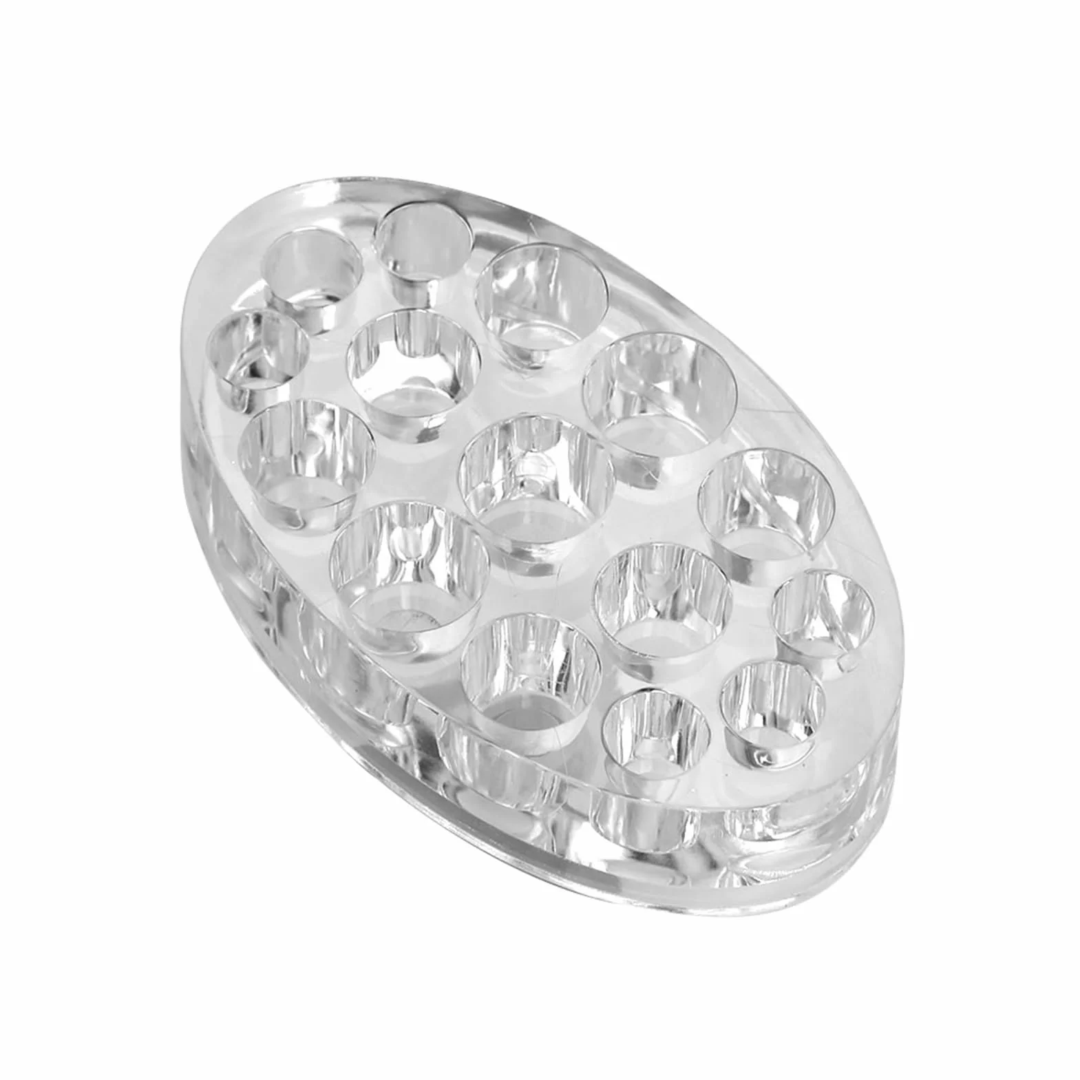 Plastikowy uchwyt nasadki do tuszu do tatuażu Nasadka do tuszu do tatuażu Stojak na kubek Kompletny zestaw w owalu firmy Filfeel