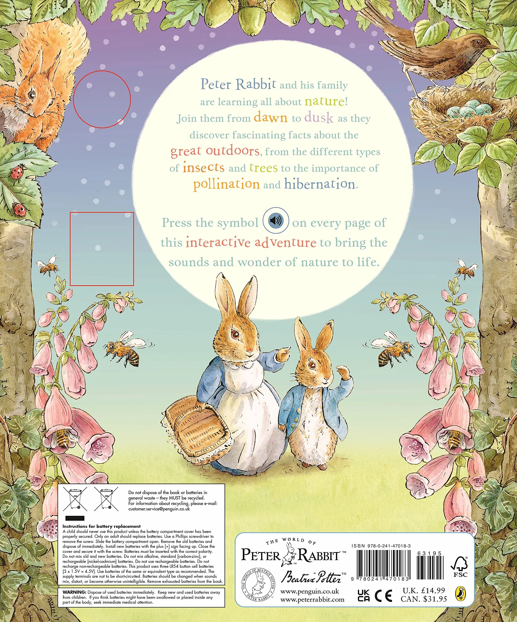 Peter Rabbit: Peter's Nature Walk: A Sound Book
