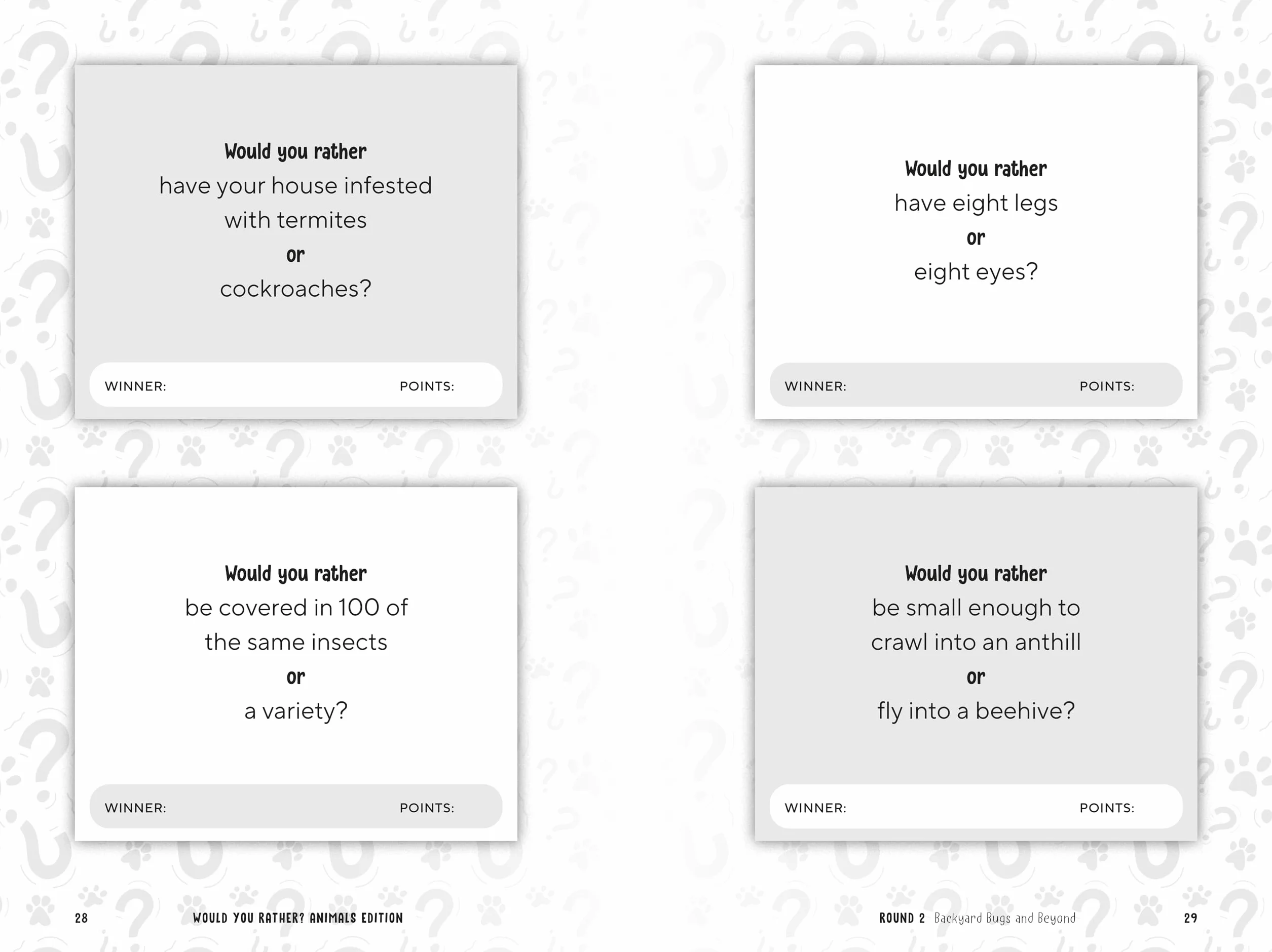 Would You Rather? Animals Edition: Answer Wild and Wacky Questions to Win a Roaring Good Game