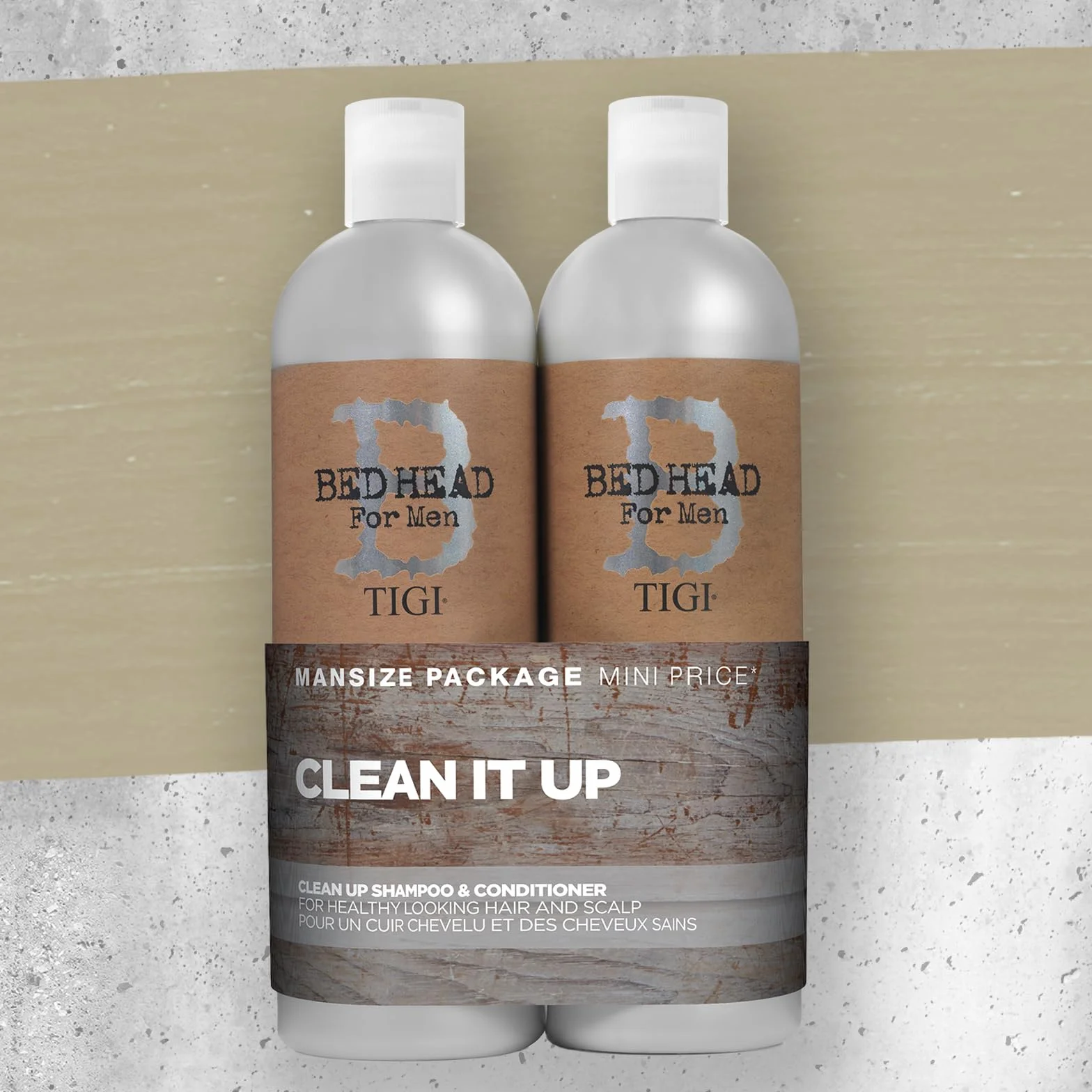 Tigi Bed Head Clean for Men Szampon i Odżywka do Włosów 2 x 750 ml