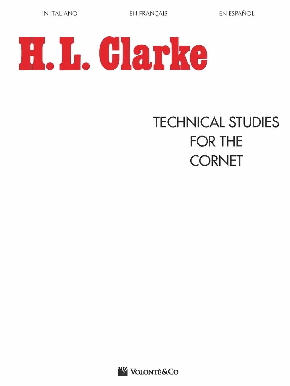 H.l. clarke: technical studies for the cornet