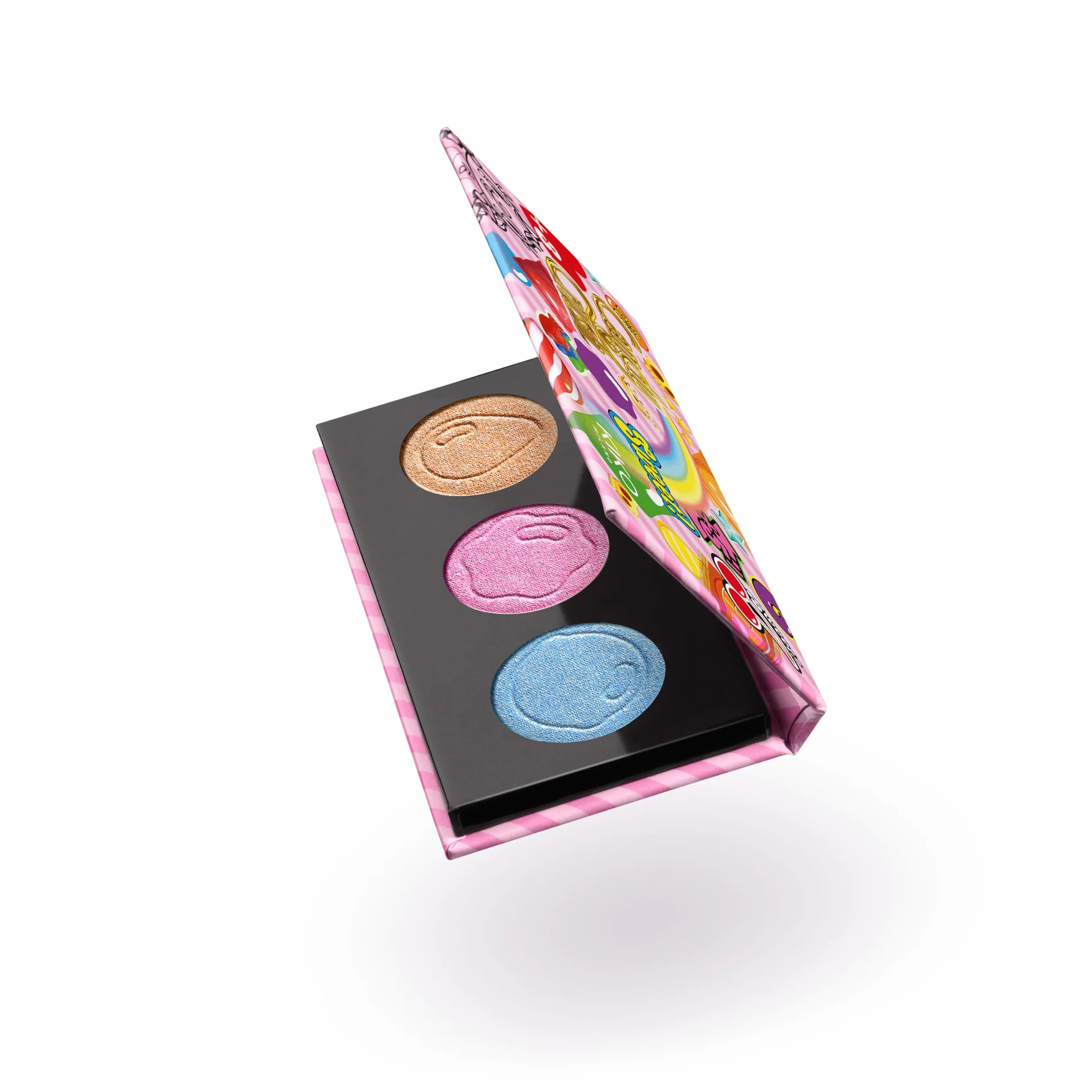 KIKO Milano Candy Crush™ Ultra Shimmer Eyeshadow Trio Paleta 3 Cieni