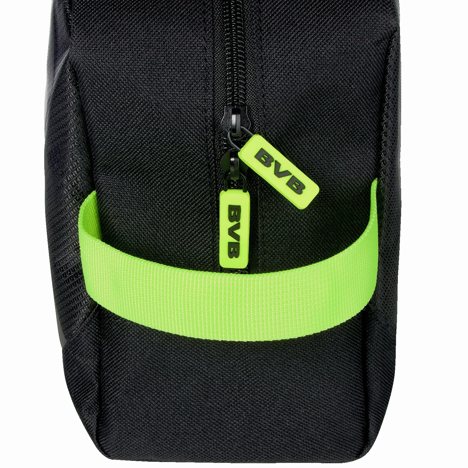 Borussia Dortmund Unisex – kosmetyczka BVB dla dorosłych, czarna, z neonowo-żółtym, 33,0 x 18,0 x 12,0 cm