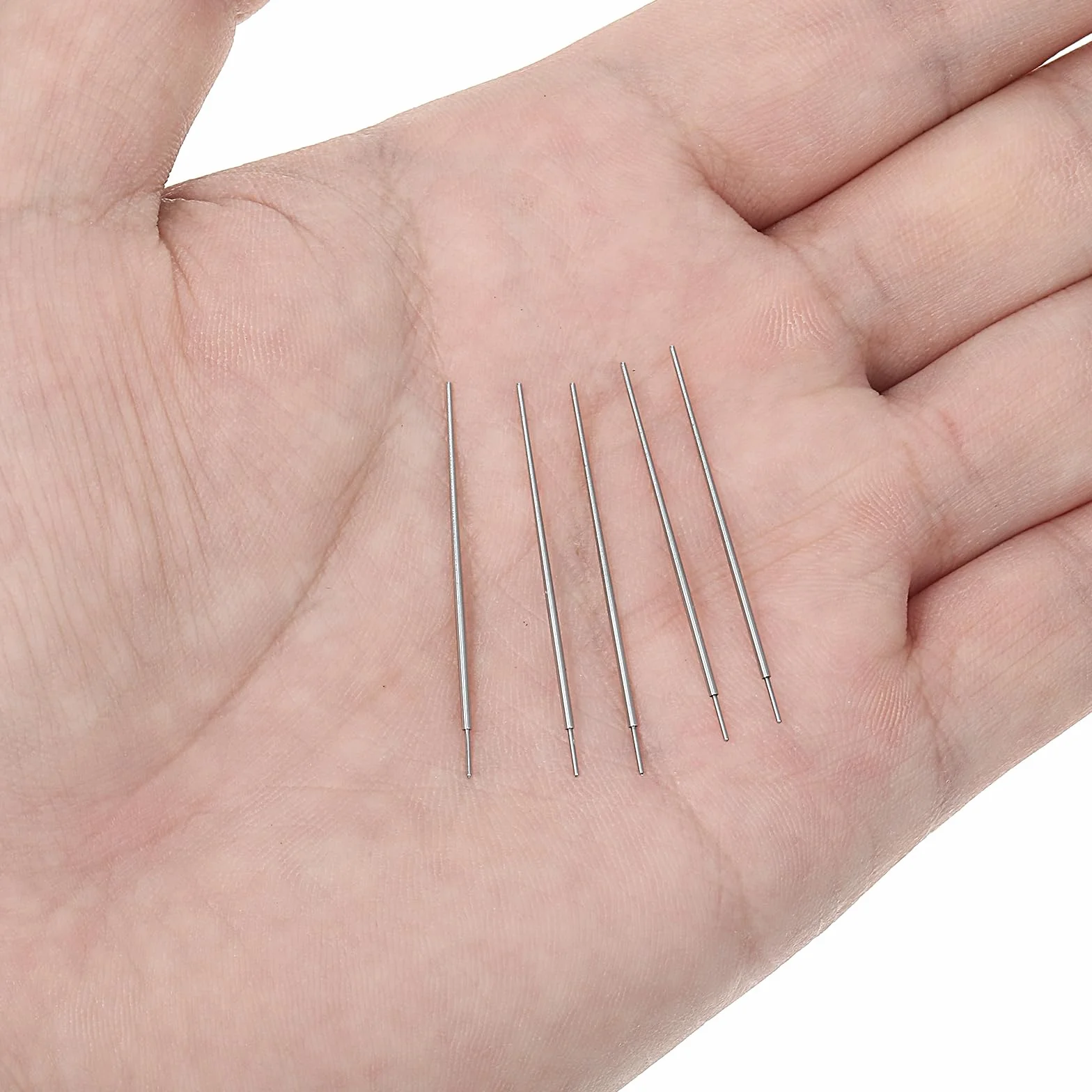 Yolev 6 szt. stożek do przekłuwania ze stali nierdzewnej 20G 0,8 mm narzędzie do zmiany piercingu, pomoce w przebiciu, zestaw do przekłuwania stożka ciała