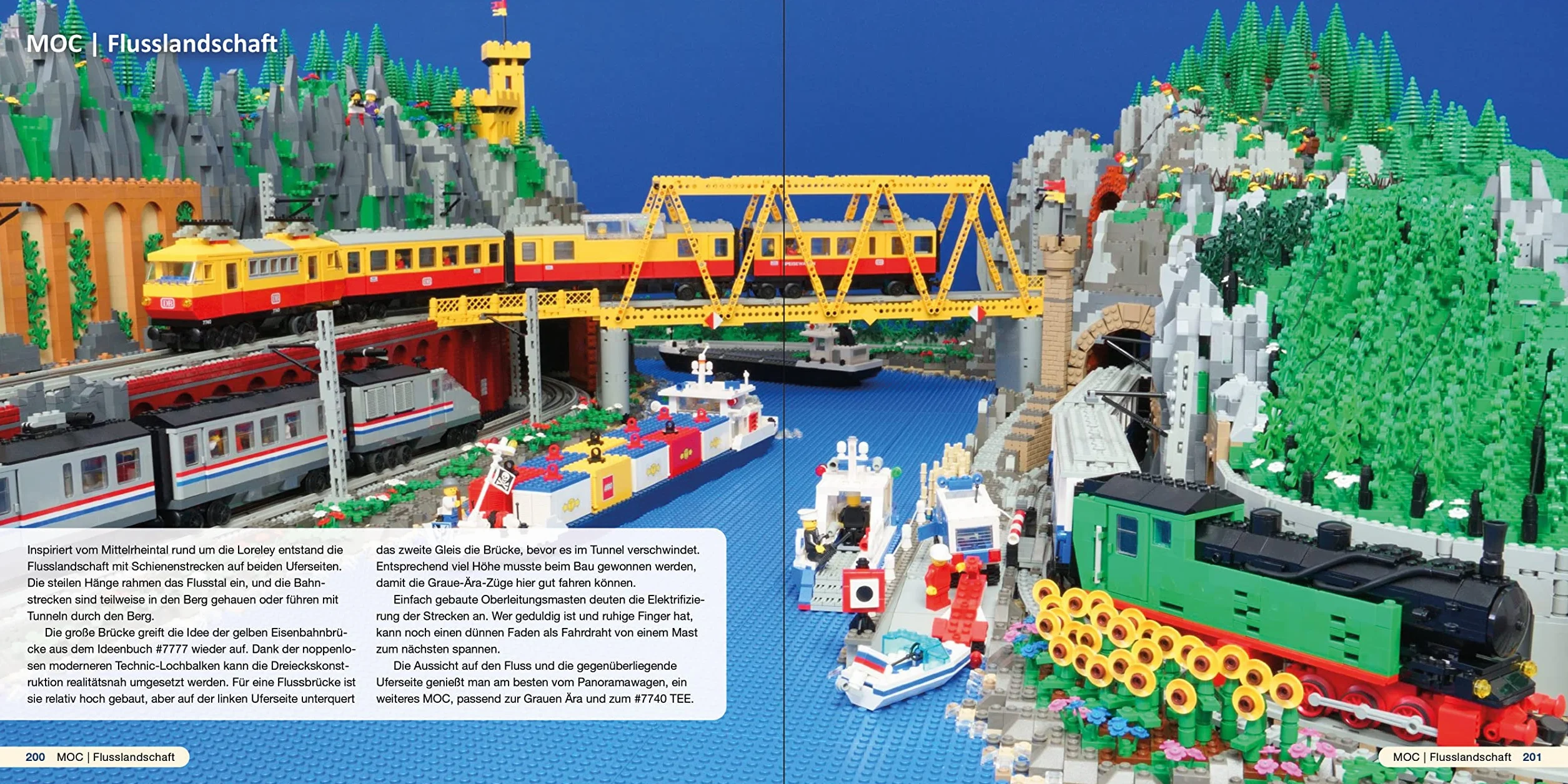 LEGO®-Eisenbahnwelt: Die 80er-Jahre: Modelle, Landschaften, Sets