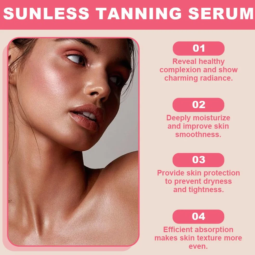 LOPHE Sunless Tanning Drops 2 x 60 ml Krople do Opalania Twarzy i Ciała