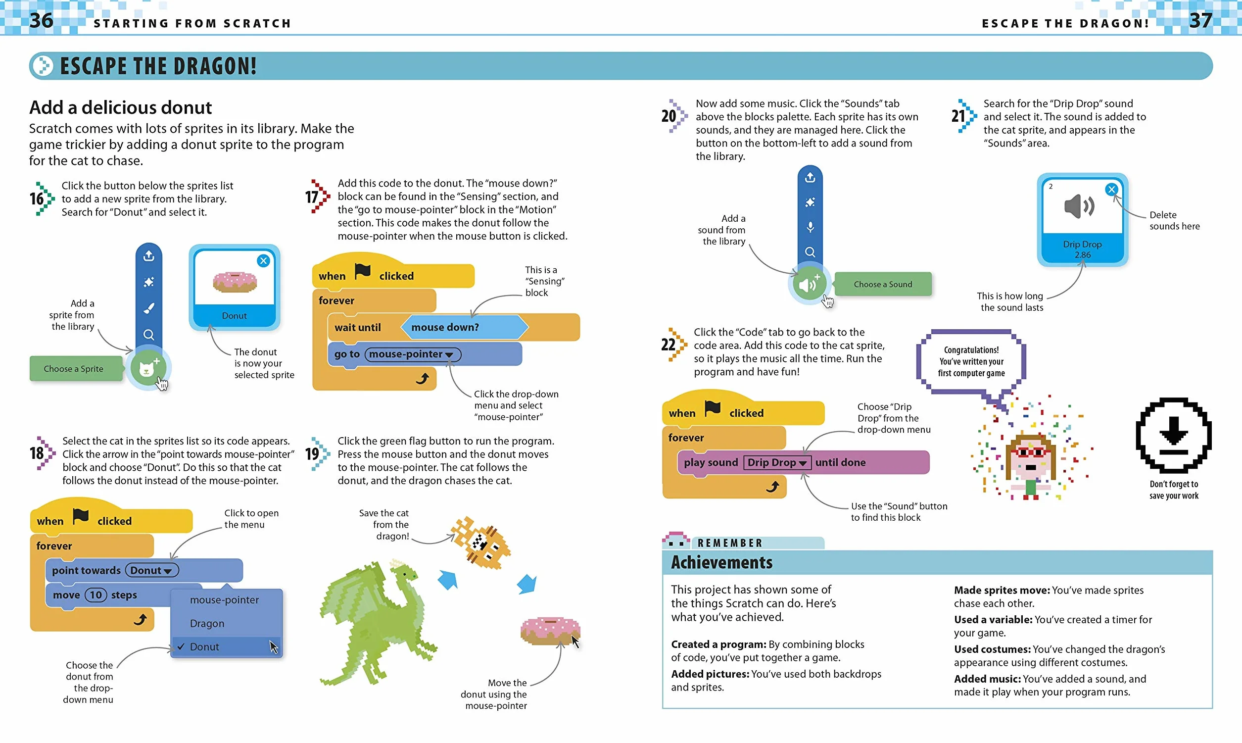 Computer Coding for Kids: A unique step-by-step visual guide, from binary code to building games