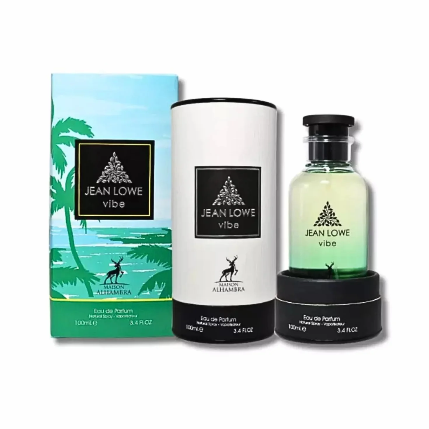 Maison Alhambra Jean Lowe Vibe woda perfumowana w sprayu, cytrusowa, owocowa, aromatyczna, drzewna, dla kobiet i mężczyzn, 100 ml
