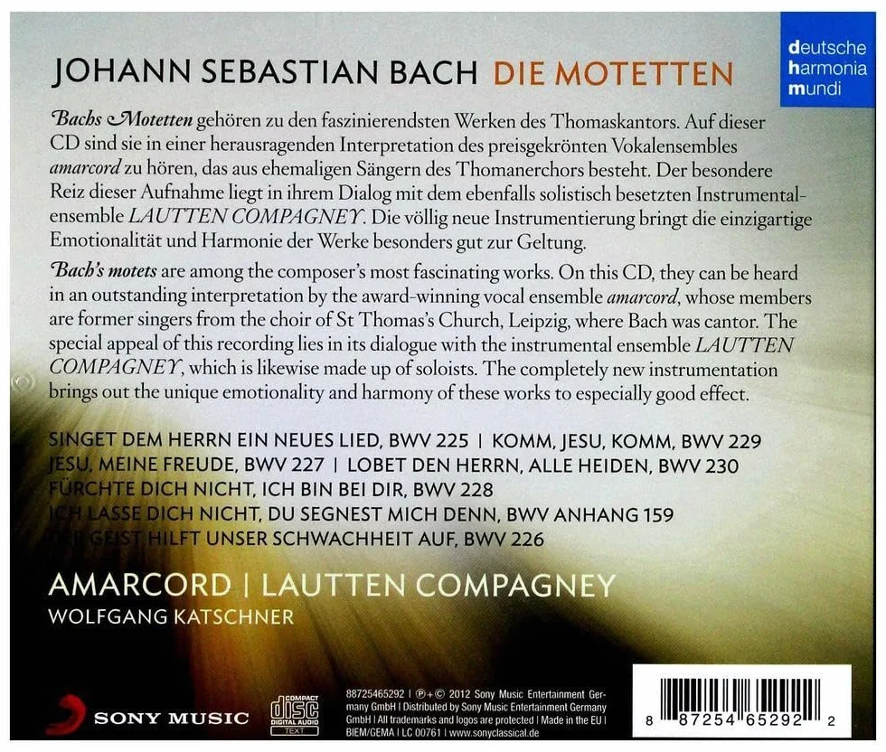 J.S. Bach - Die Motetten