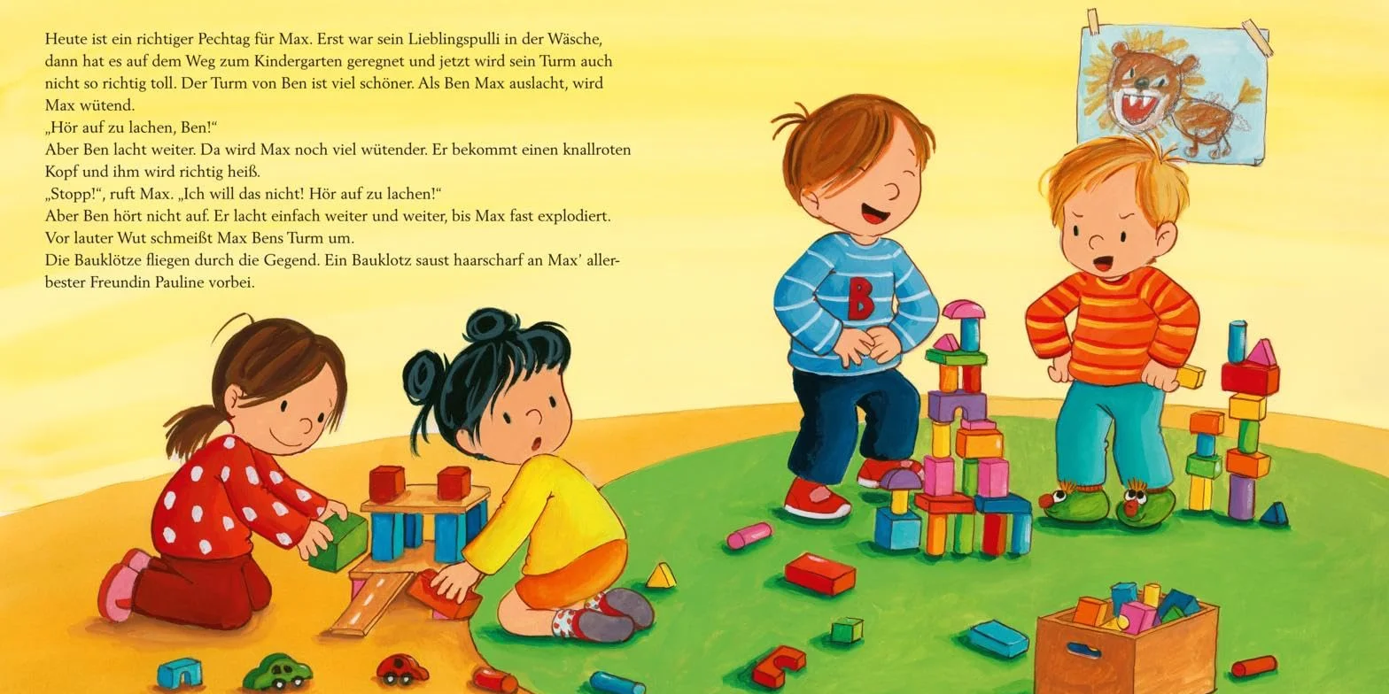 LESEMAUS 153: Max ist wütend: Bilderbuch über den Umgang mit Wut | zentrales Thema im Kinderalltag | für Kinder ab 3 Jahre