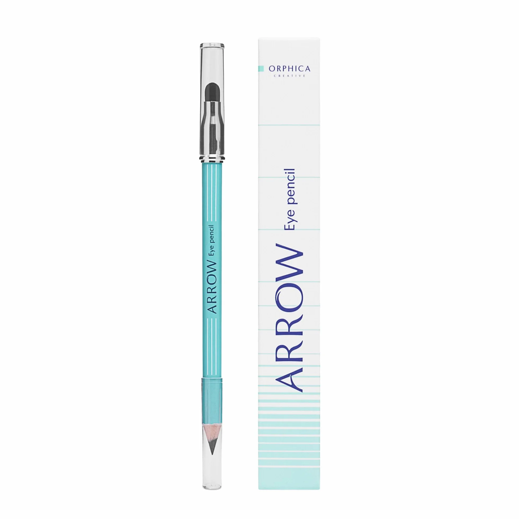 ORPHICA ARROW Black Eyeliner, miękki ołówek, długotrwały efekt, idealny do makijażu Smokey Eyes, (CZARNY)
