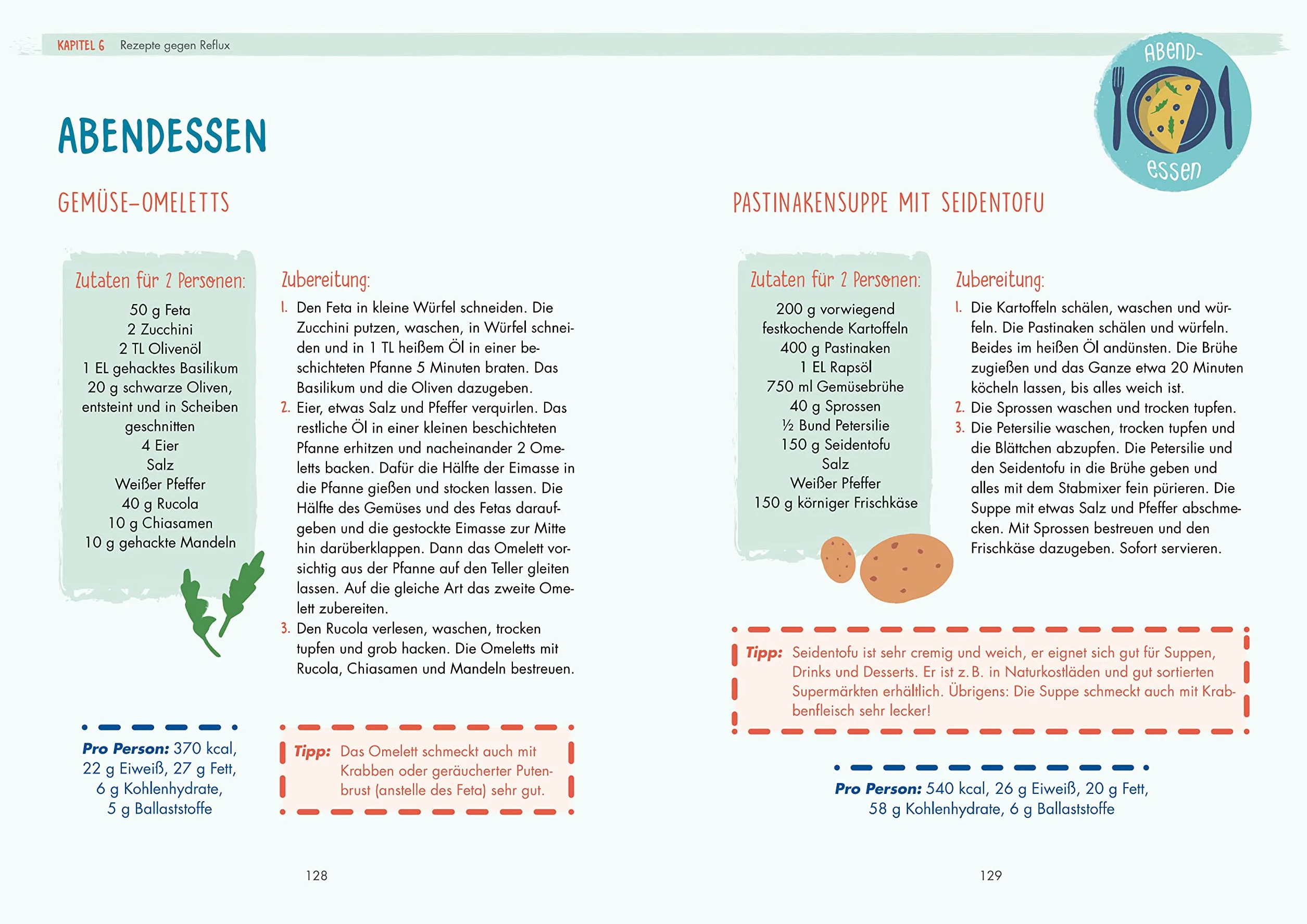 SOS Sodbrennen: Refluxbeschwerden natürlich in den Griff bekommen - Extra:Ernährungsprogramm mit vielen Rezepten