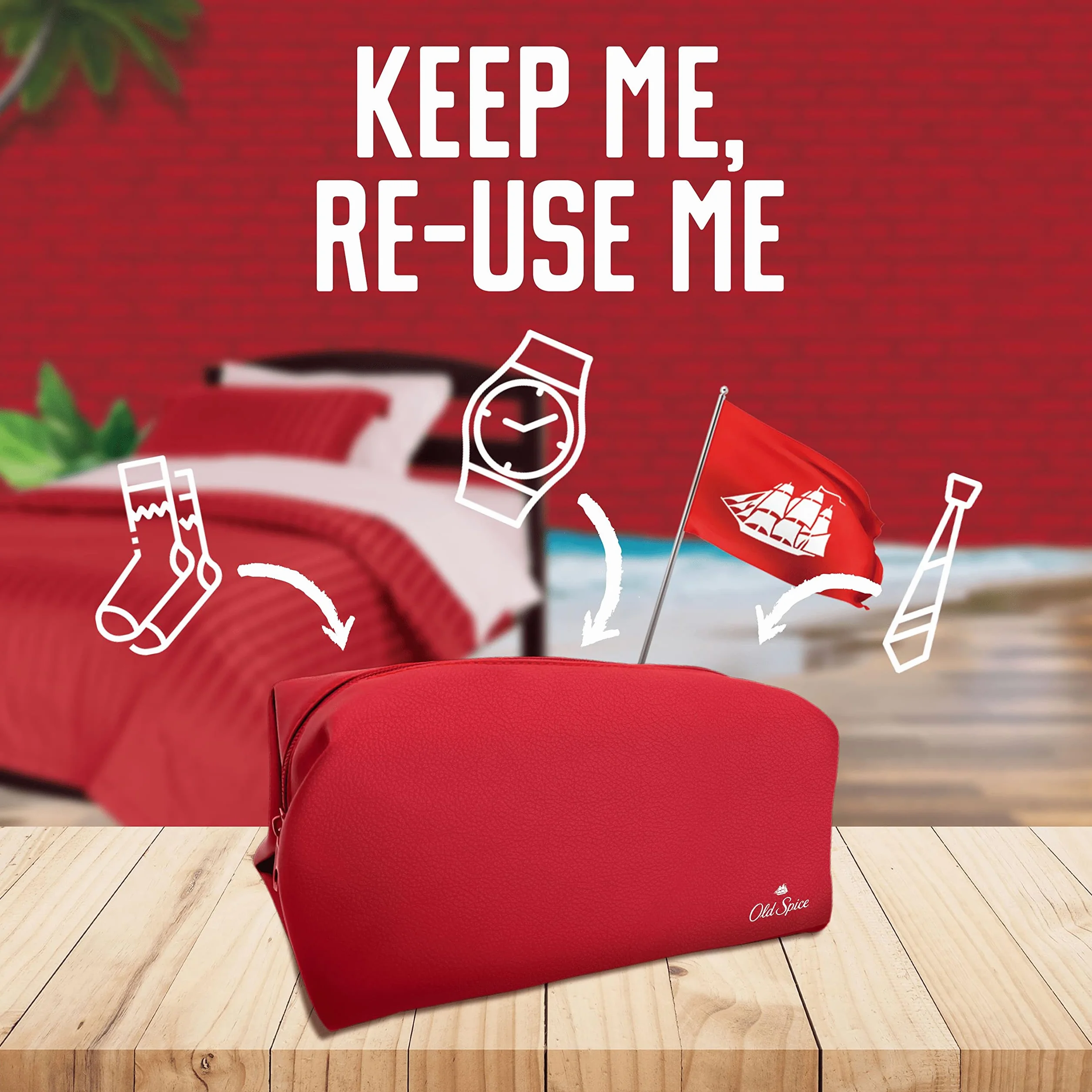 Old Spice Zestaw Podarunkowy Dla Mężczyzn Lumberjack W Kosmetyczce, Zawierający Dezodorant W Sztyfcie, Żel Pod Prysznic I Woda Po Goleniu Bearglove