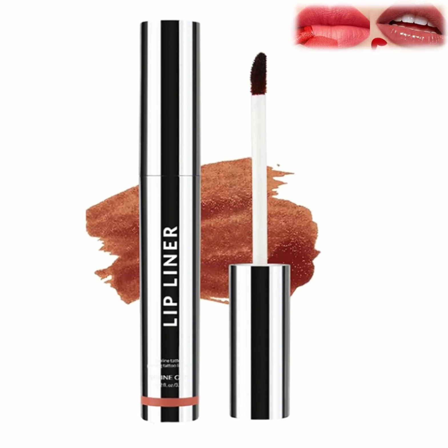 Zinari Peel off Lip Stain Długotrwały Matowy Wodoodporny Nude Lip Tint (03)
