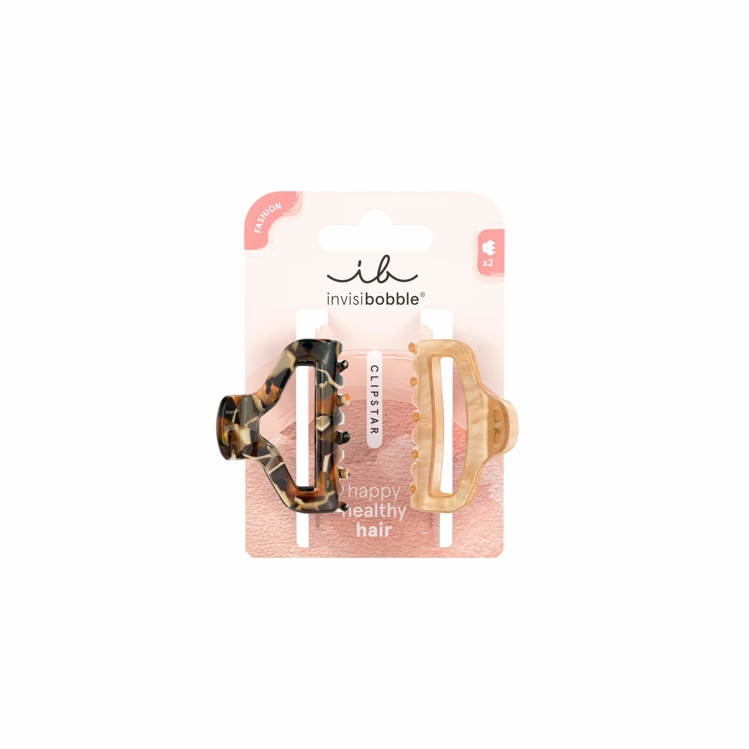 Invisibobble CLIPSTAR Golden Roar zestaw 2 klamerek średnie