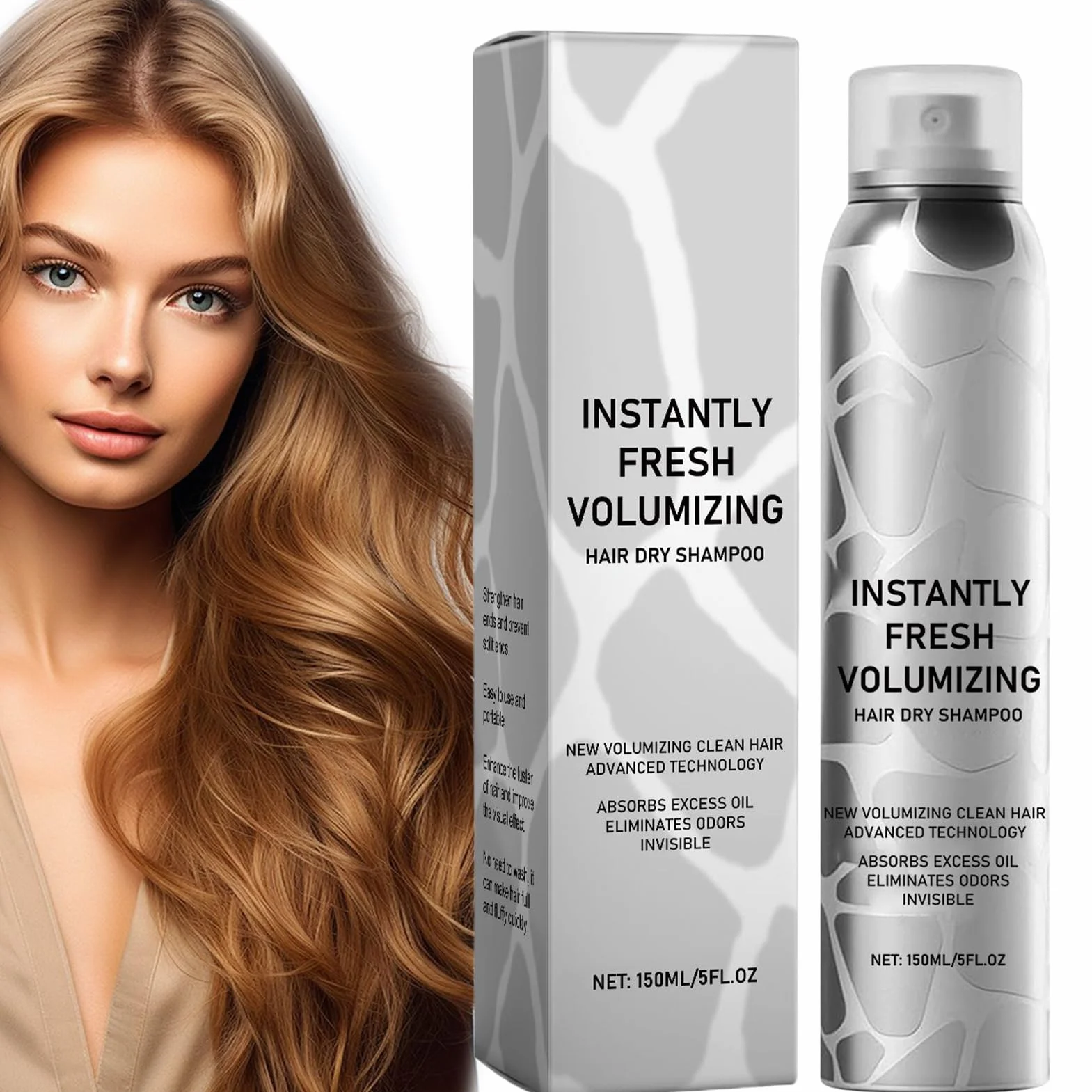 Suchy szampon dla kobiet Instantly Freshes Volumizing Hair Dry Szampon podróżniczy objętość