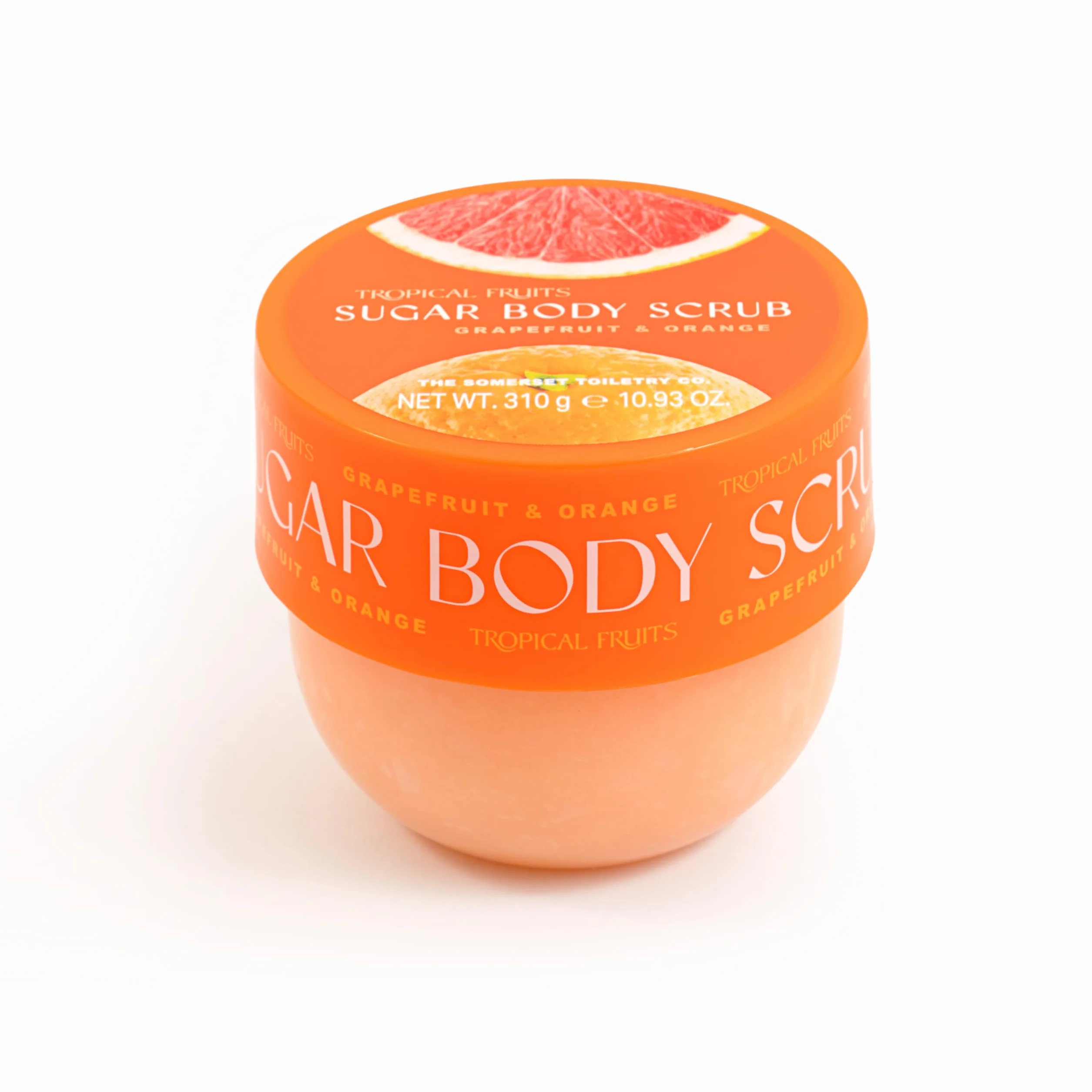 Tropical Fruits Gentle Exfoliating Sugar Body Scrub Grapefruit and Orange 310g