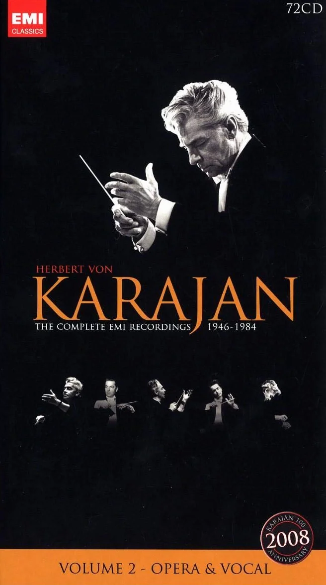 Complete Vocal Recordings Von Karajan 72 CD Set