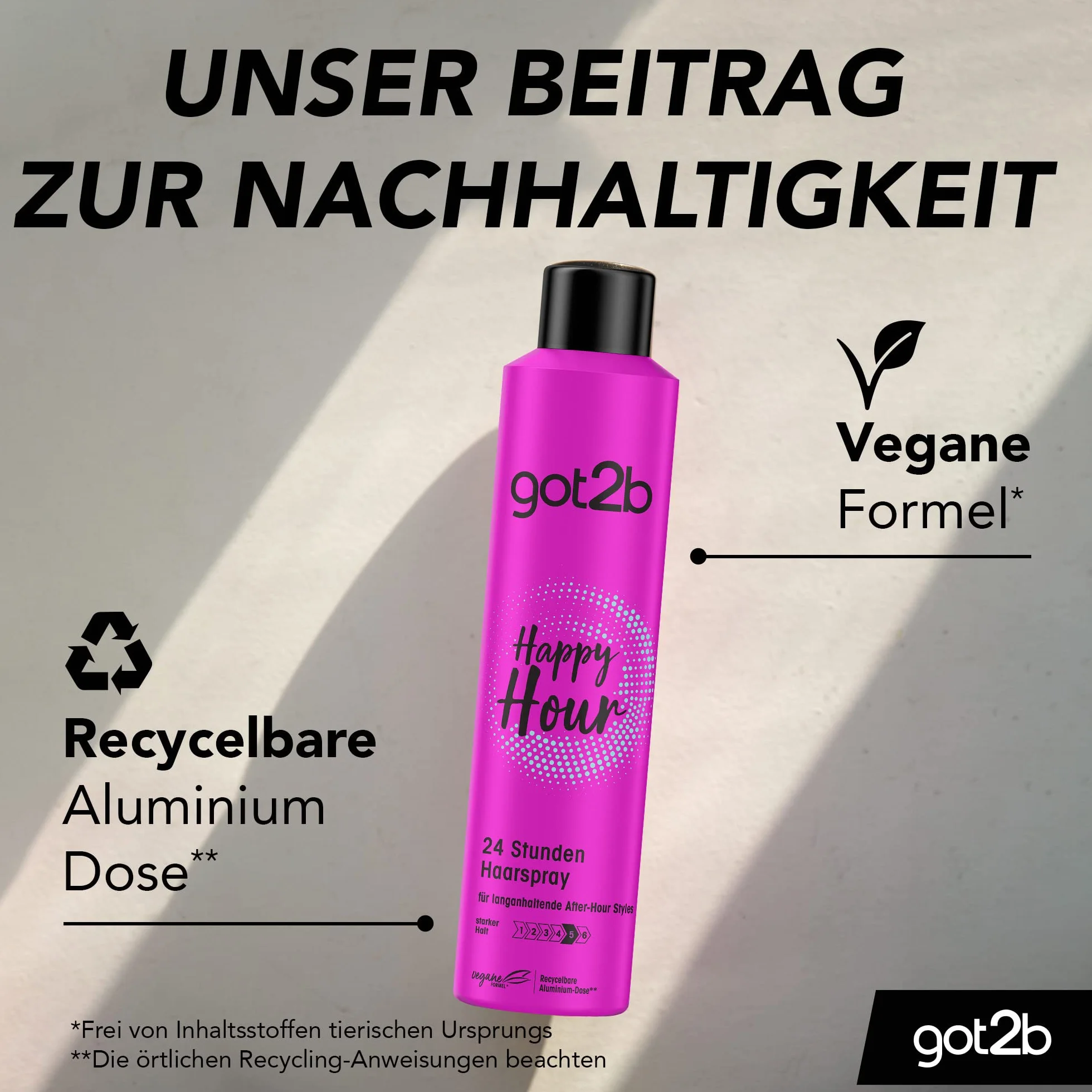 got2b Spray do włosów Happy Hour Halt 5 100 ml lakier 24h ekstremalne utrzymanie