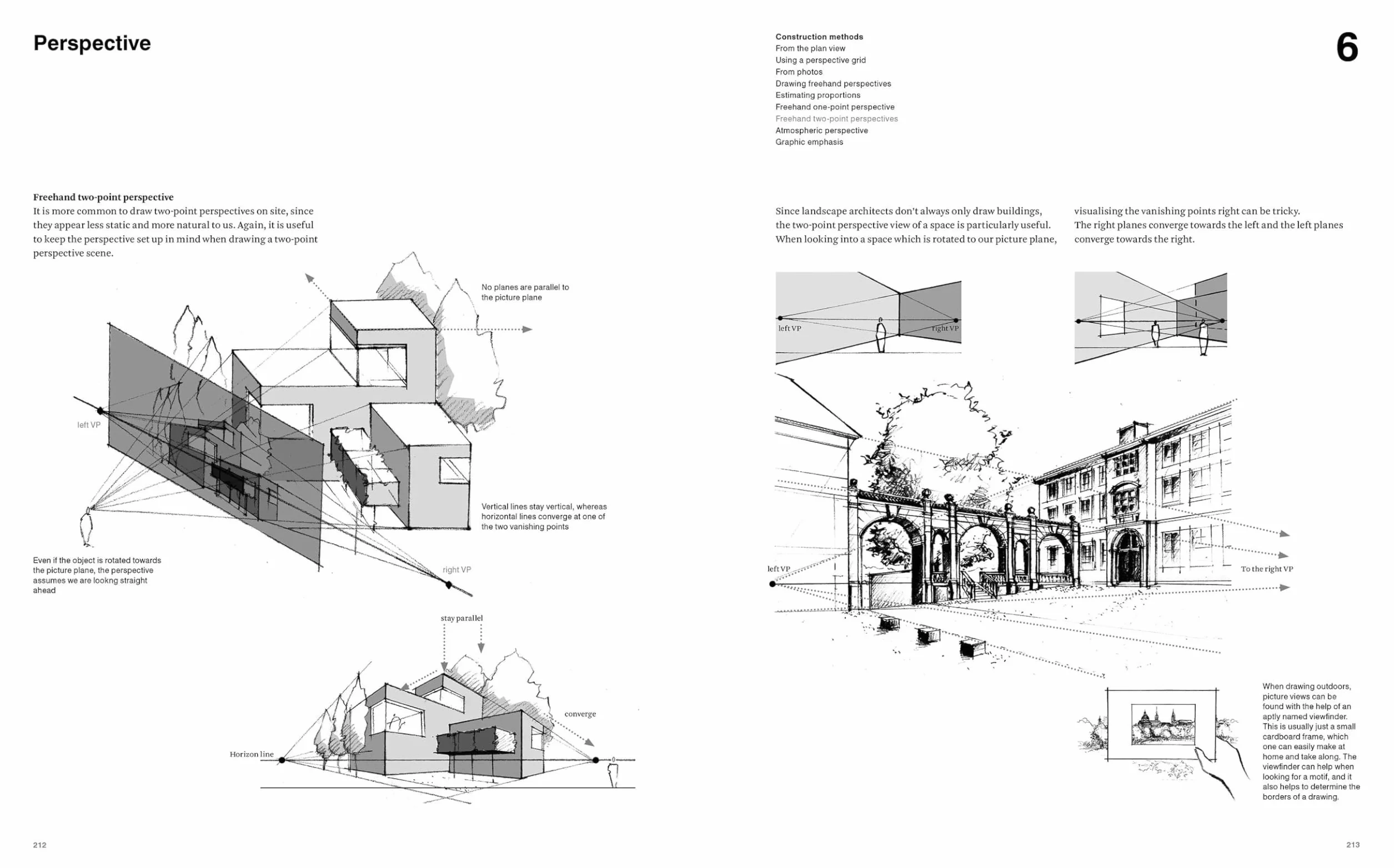 Drawing for Landscape Architects 1: Basic Drawing, Graphics, and Projections: Vol. 1