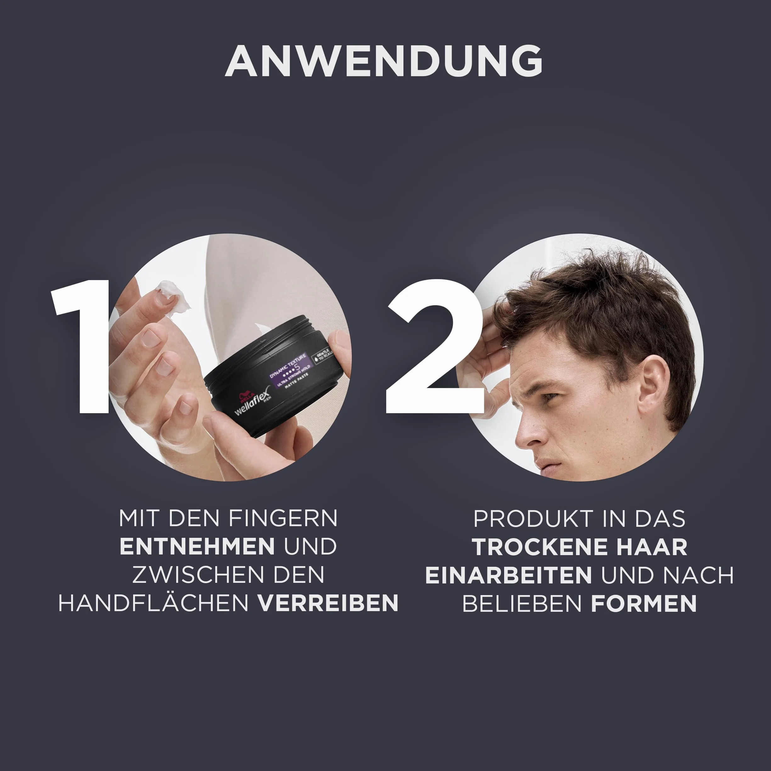 Wellaflex Men Dynamic Texture Żel do Włosów 75 ml