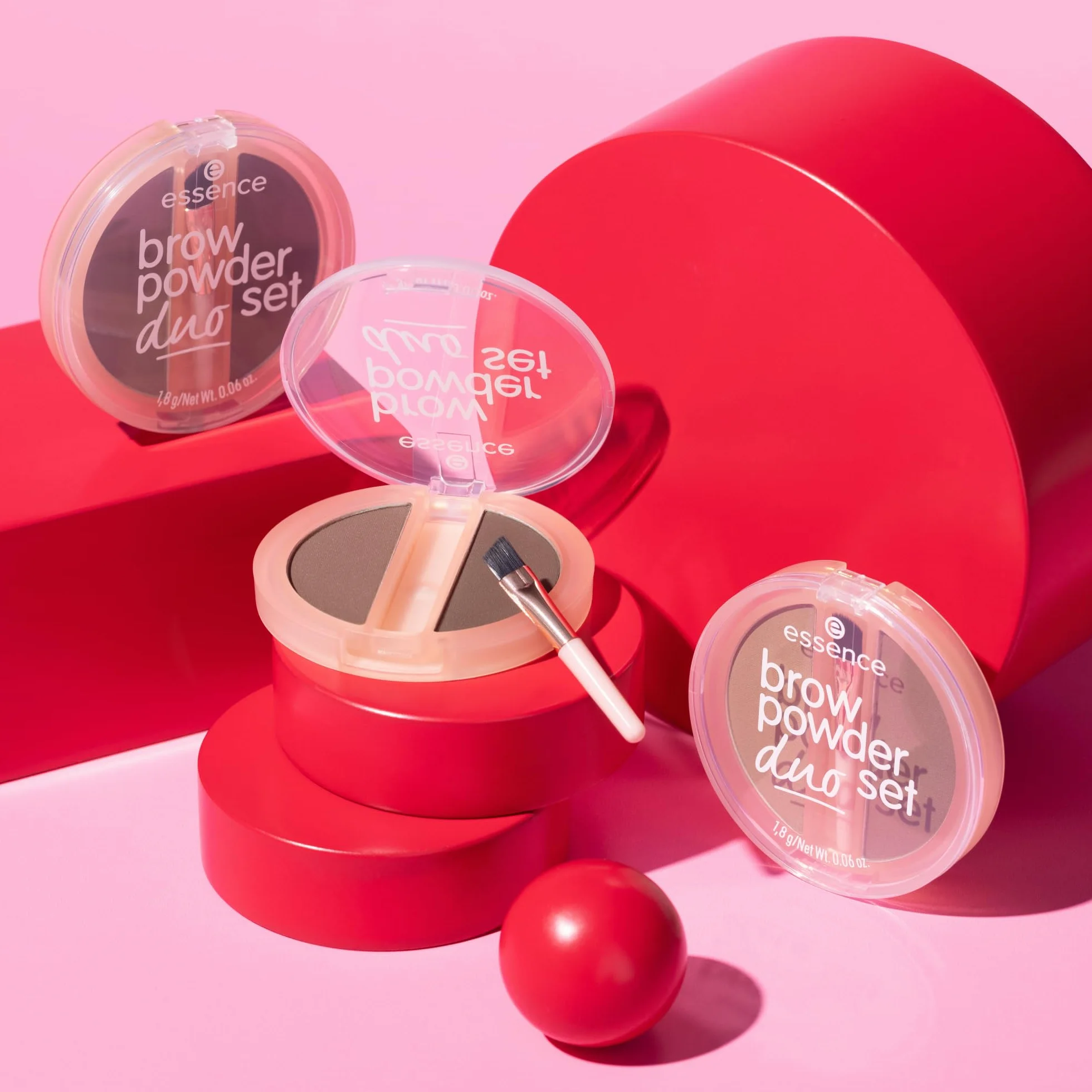 Essence Brow Powder Duo Zestaw do Brwi 1.8g