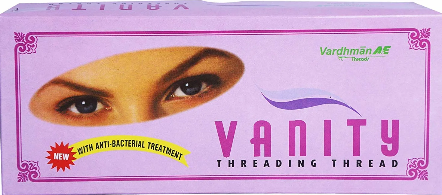 Vanity Eyebrow Threading antybakteryjna nić bawełniana - opakowanie 1 rolka