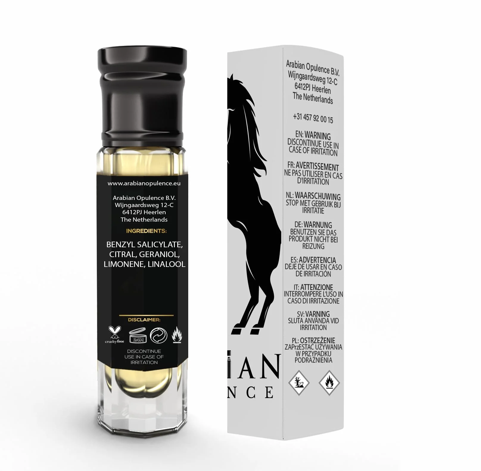 Arabian Opulence FR191 MADAM Roll-on olejek perfumowany, skoncentrowany olejek do ciała, długotrwały perfumy na bazie oleju dla kobiet, rozmiar podróżny, bezalkoholowa miękka butelka na olej