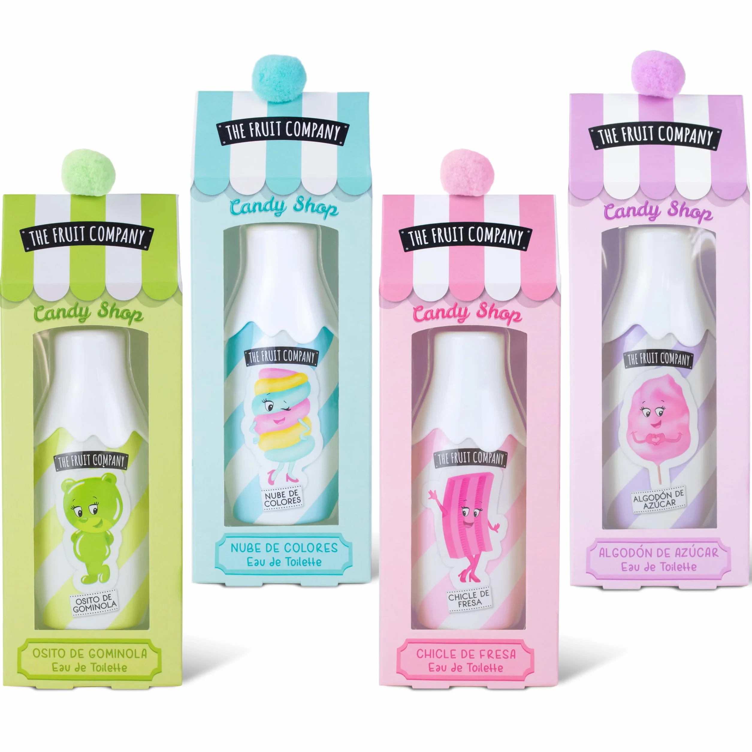 The Fruit Company EXCLUSIVE Edition CANDY, woda toaletowa w ZEA, opakowanie 4 szt. po 40 ml każda.