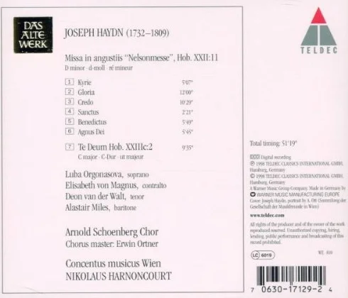 Missa In Angustiis 'nelsonmesse' Te Deum