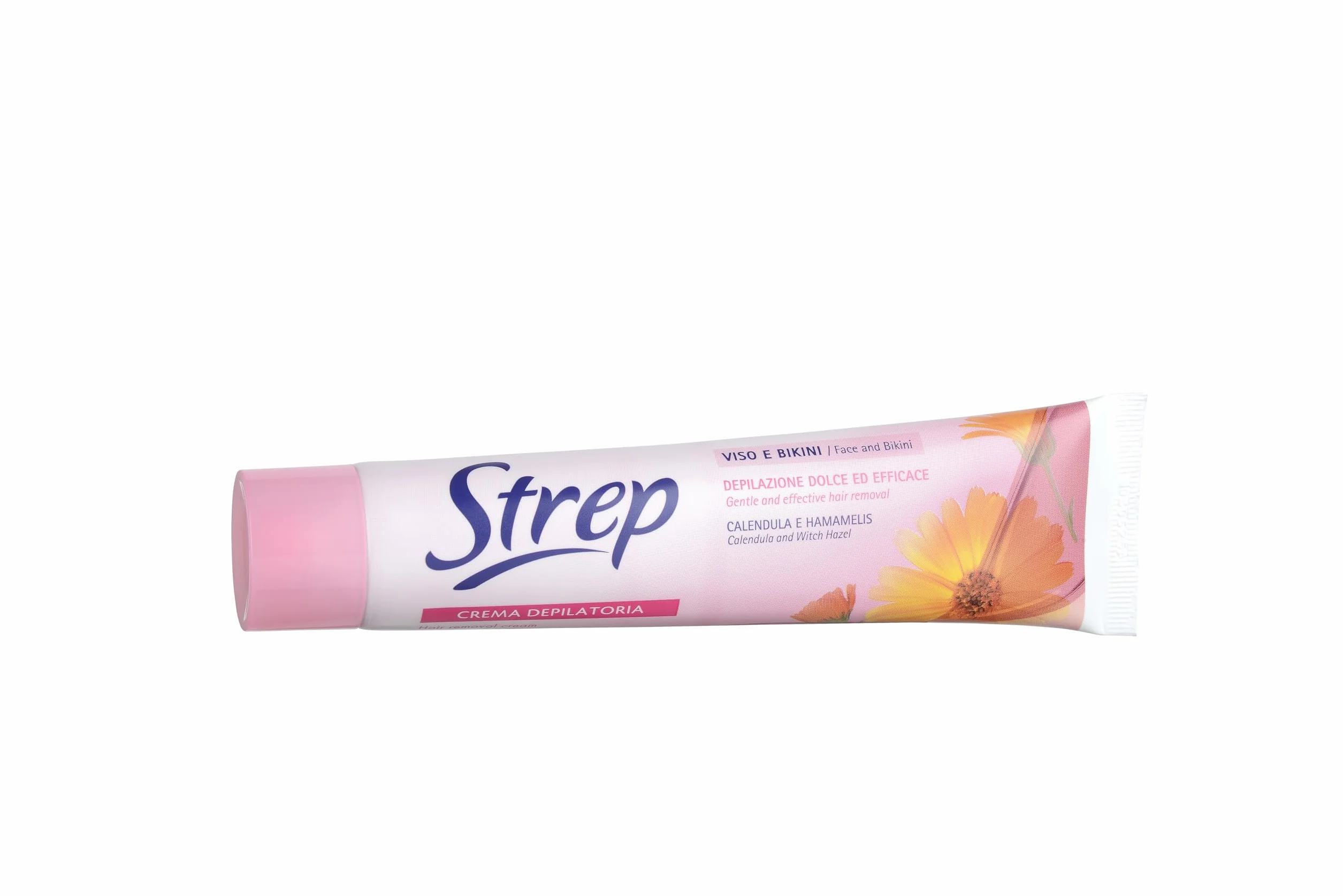 Strep - Crema Depilatoria Viso & Bikini, Azione Extra Delicata, Protettiva E Idratante - 75 ml - [confezione da 6]