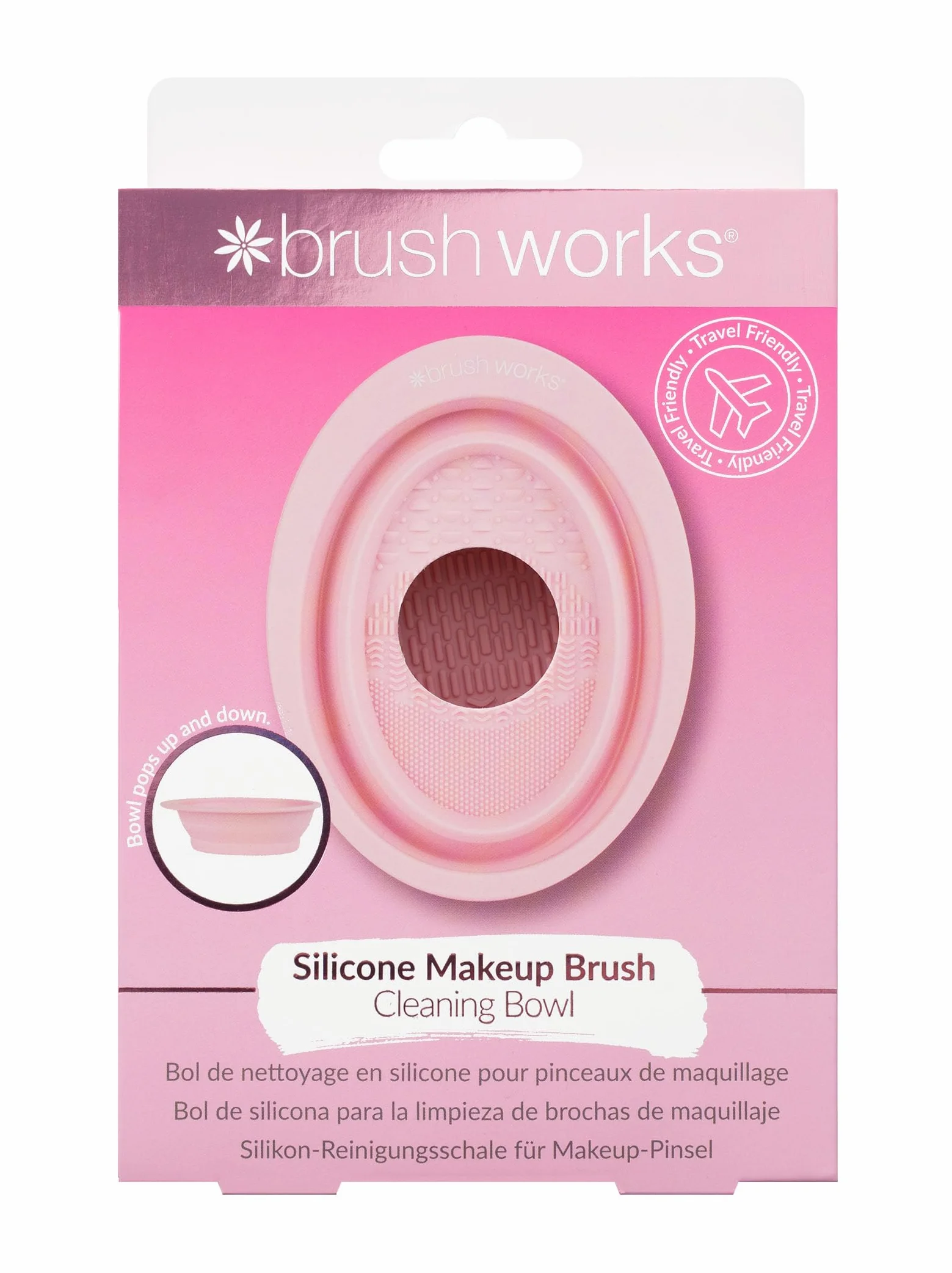 Brushworks Silikonowa miska do czyszczenia pędzli do makijażu