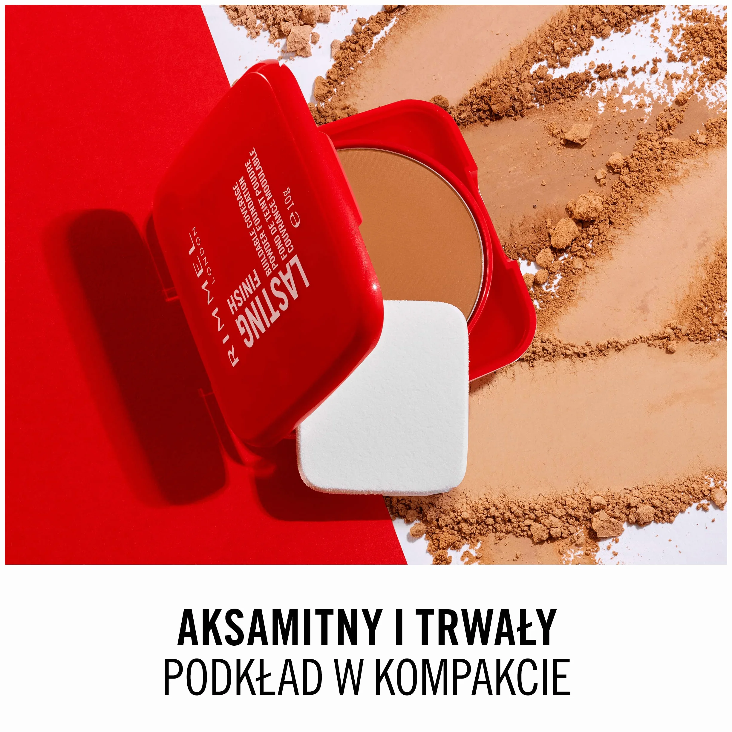 Rimmel Lasting Finish Compact Foundation matujący podkład do twarzy nr 003 Sesame, 10 g