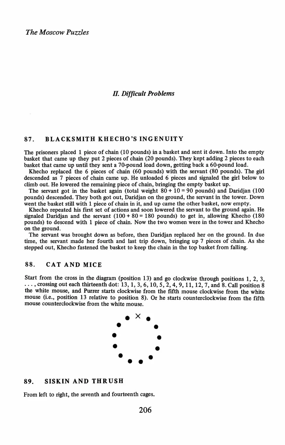 The Moscow Puzzles: 359 Mathematical Recreations