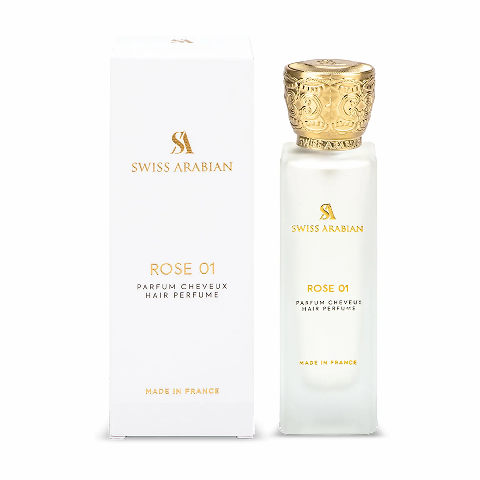 Różowy 01 by Swiss Arabian dla Unisex - 1,7 uncji Perfumy do włosów