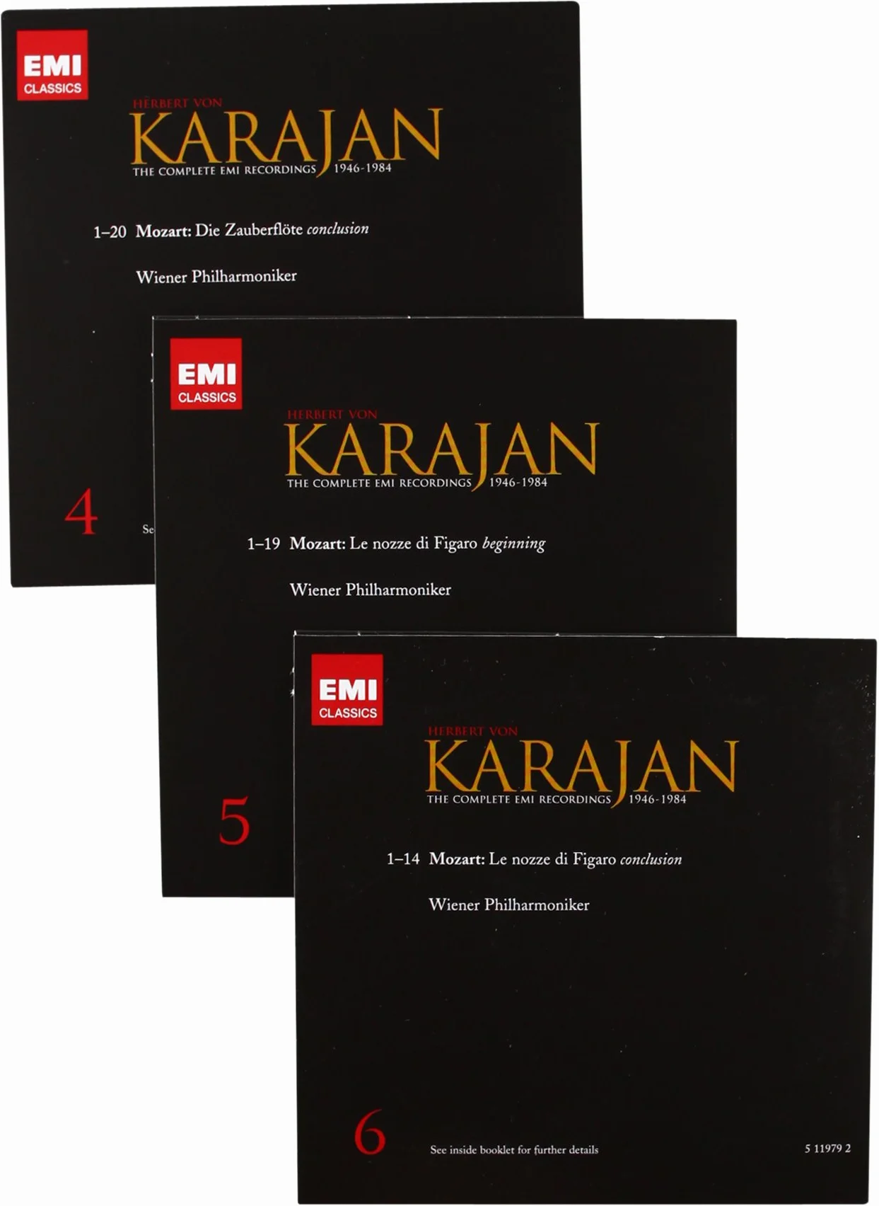 Complete Vocal Recordings Von Karajan 72 CD Set
