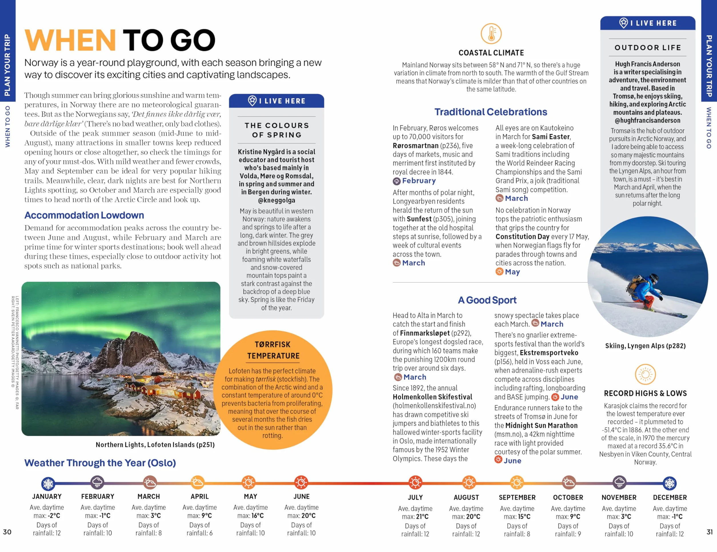 Norway 9ed -anglais-: Detailed Itineraries Travel Like a Local Insider Tips Covers Oslo, Bergen, the Fjords, Nordland, Svalbard and More (Travel Guide)