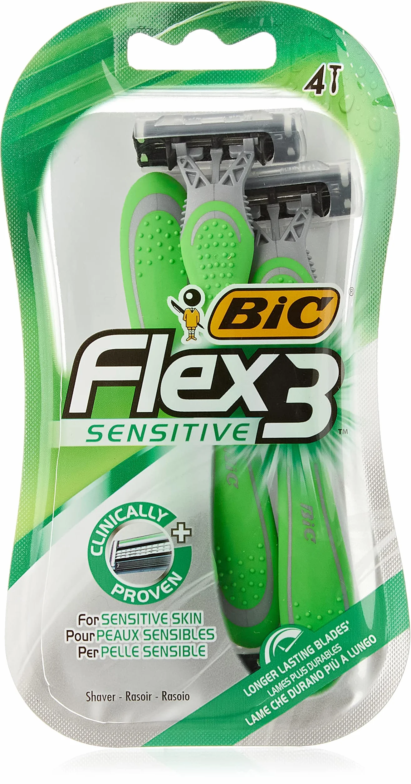 Bic Flex-3 Sensit Blister 3+1 Jednostka