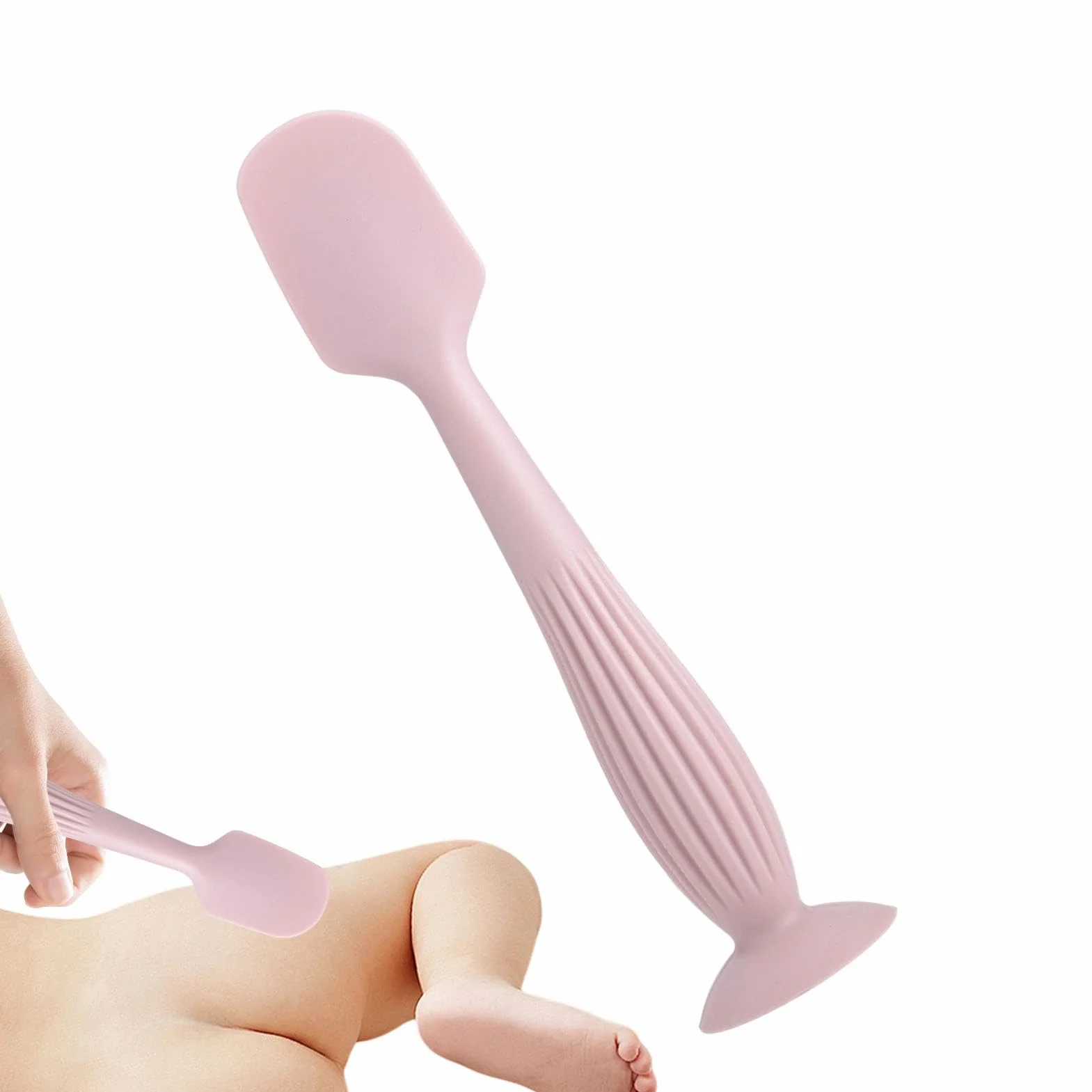 Silicone Spatula Nappy Cream Applicator Flexible Ointment Tool for Gentle Skin Care Travel Friendly