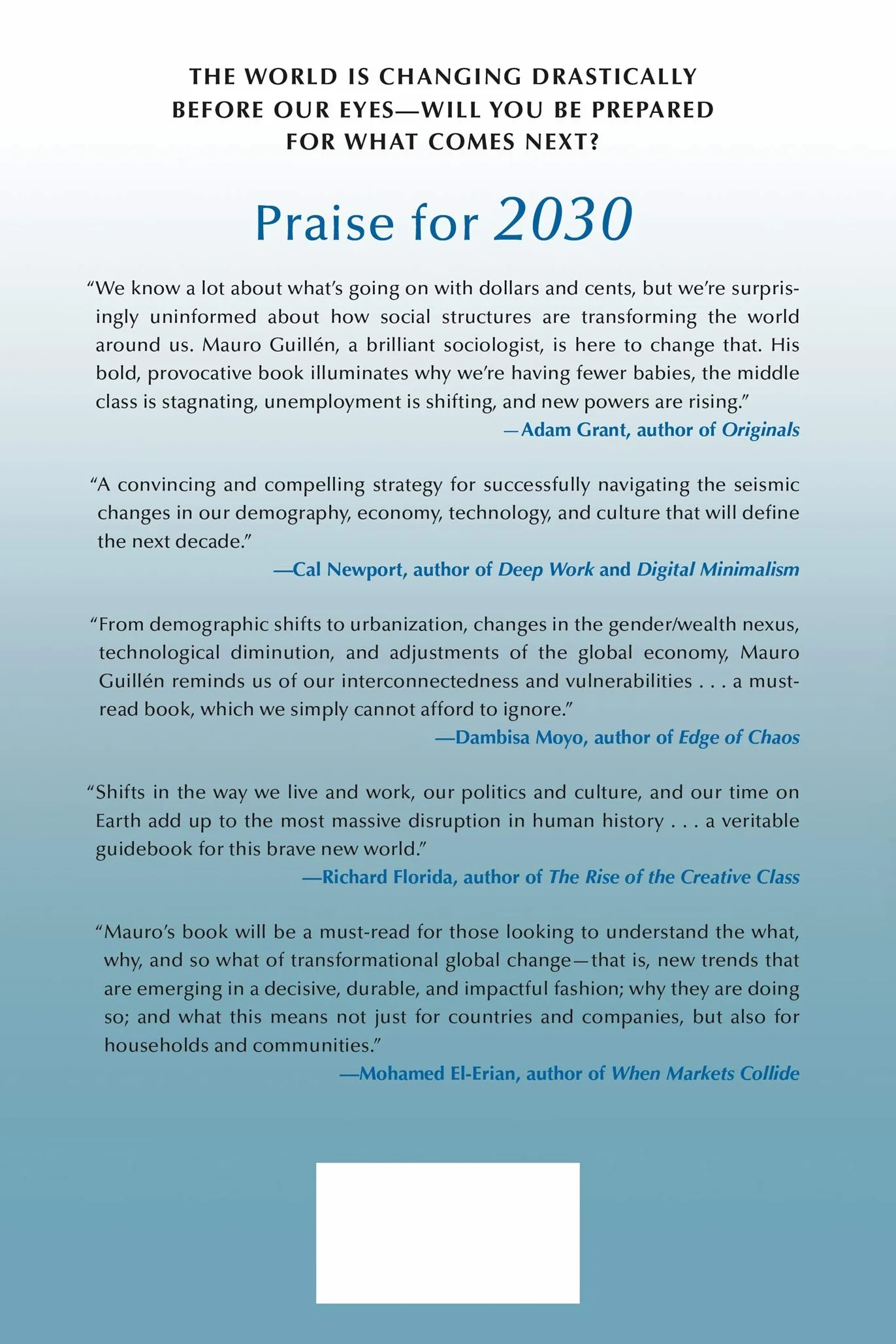 2030: How Today's Biggest Trends Will Collide and Reshape the Future of Everything