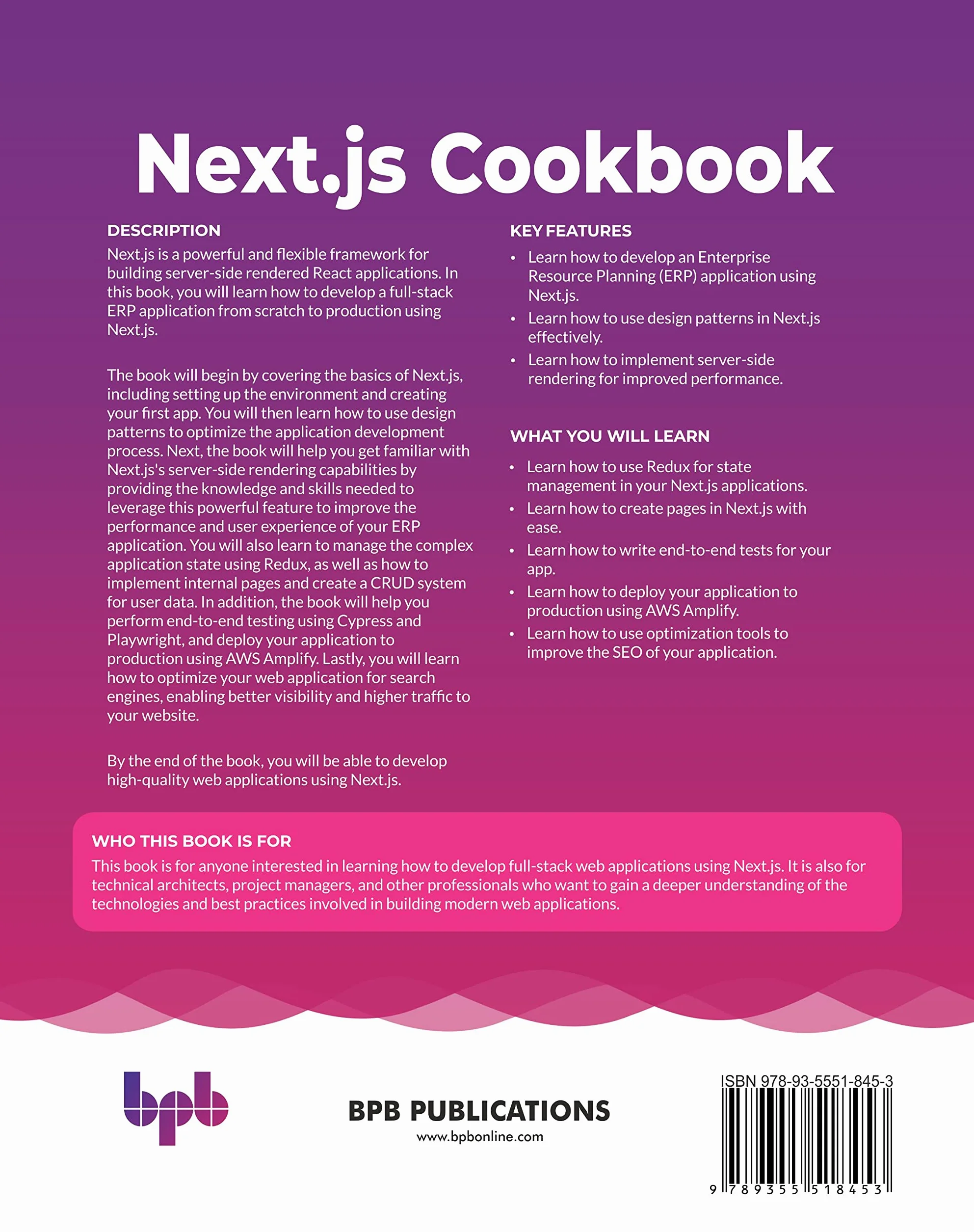 Next.js Cookbook: Learn how to build scalable and high-performance apps from scratch (English Edition)