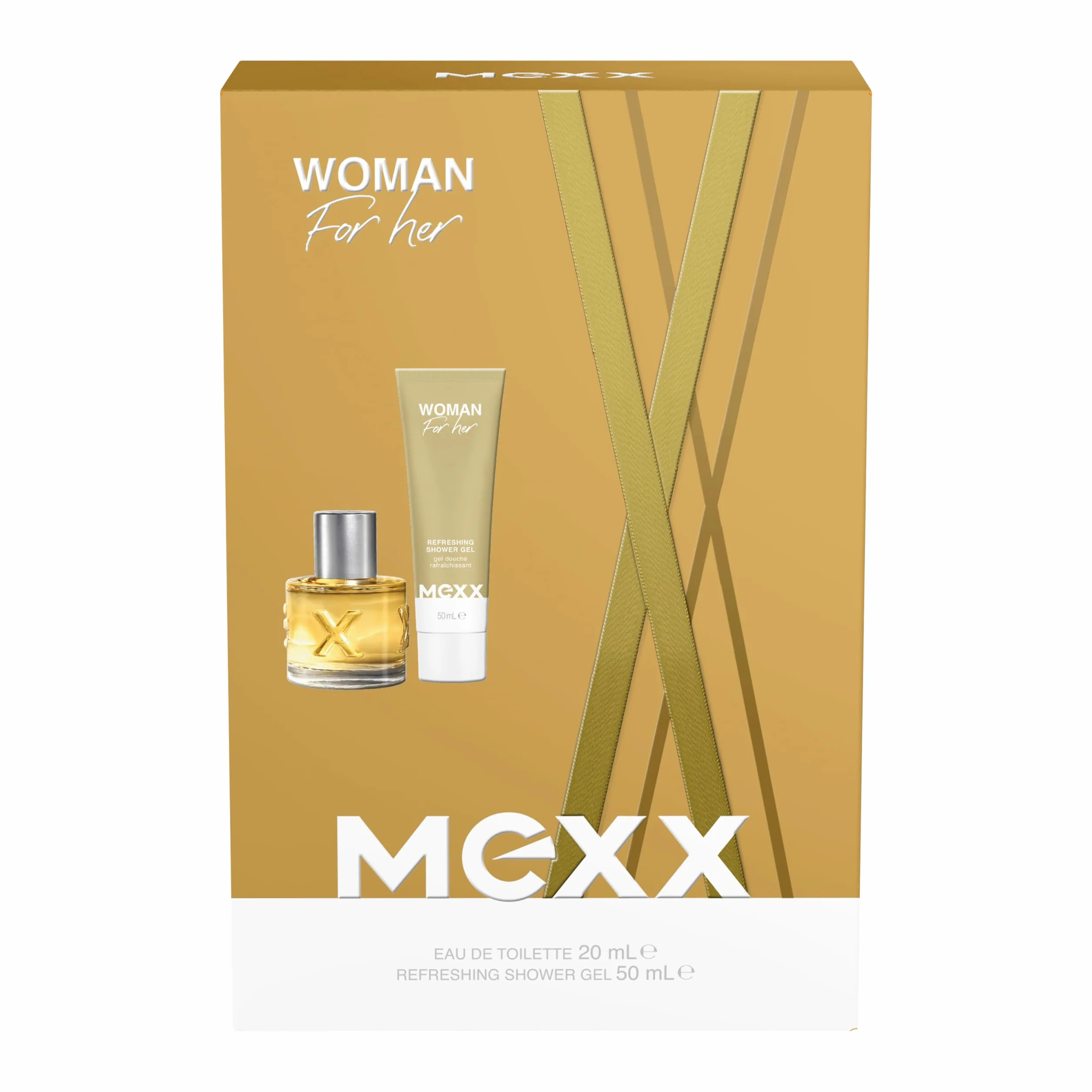 MEXX Opakowanie prezentowe Woman Eau de Toilette 20 ml + żel pod prysznic 50 ml