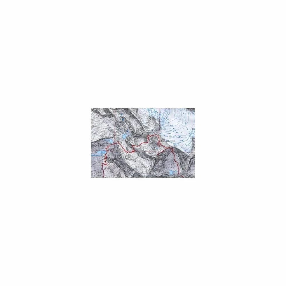 Stubaier alpen hochstubai: Topographische Karte: 31/1