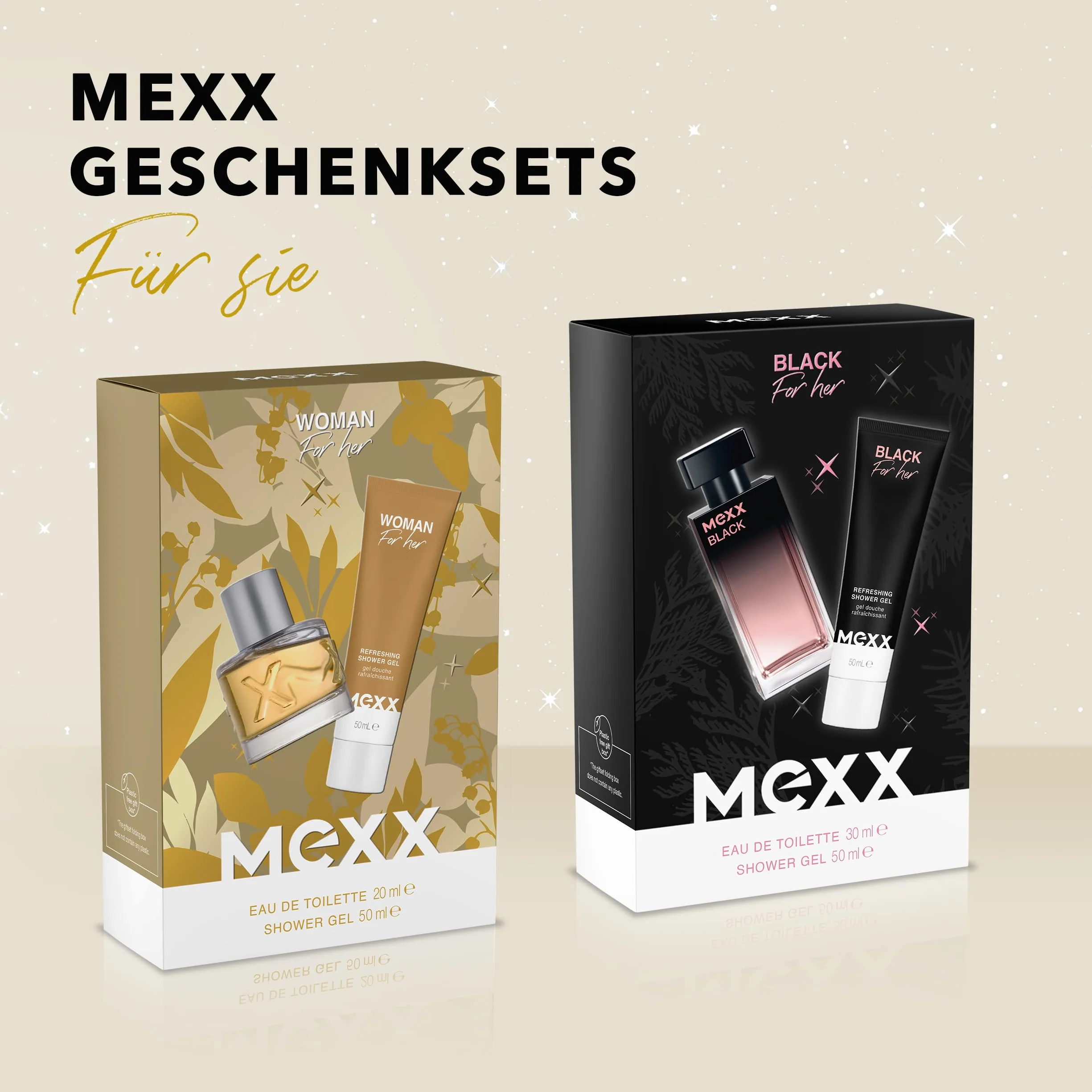 MEXX Opakowanie prezentowe Woman Eau de Toilette 20 ml + żel pod prysznic 50 ml