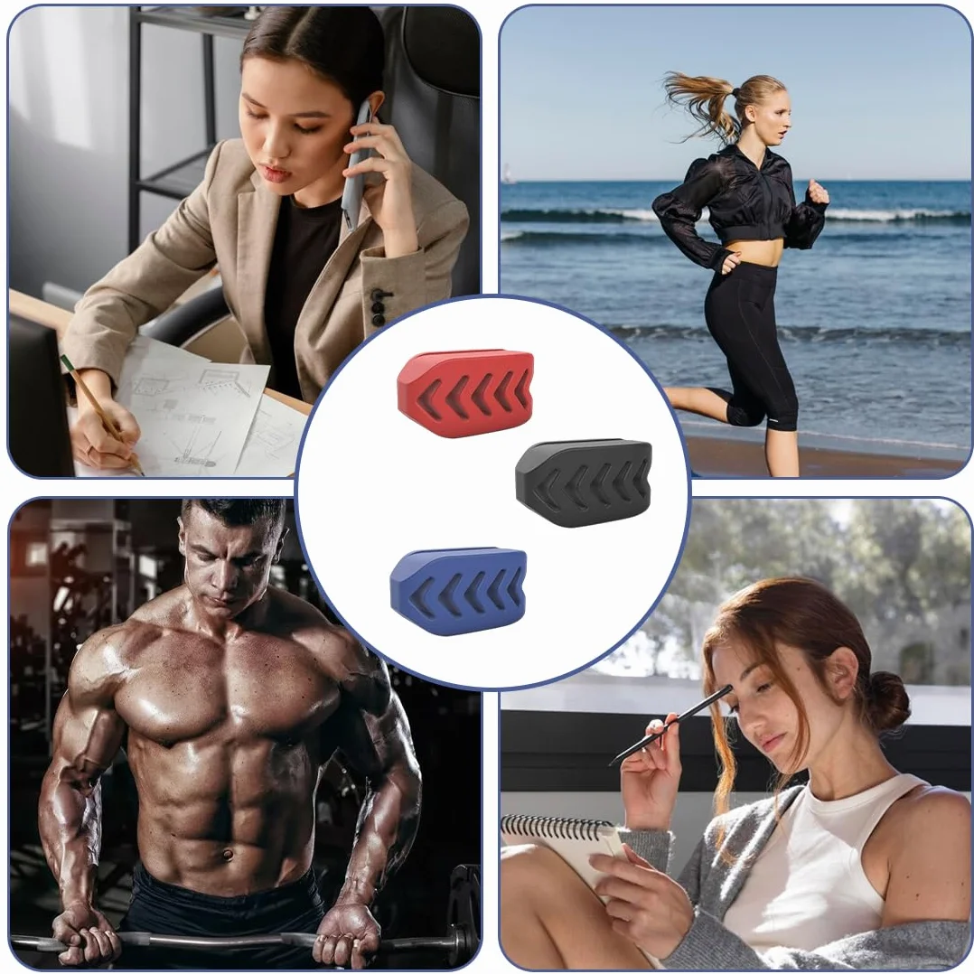 3 Ćwiczenia szczęki, silikonowe ćwiczenia szczękowe dla kobiet i mężczyzn, stworzyć ładną szczękę, Jawliner, Jaw Trainer