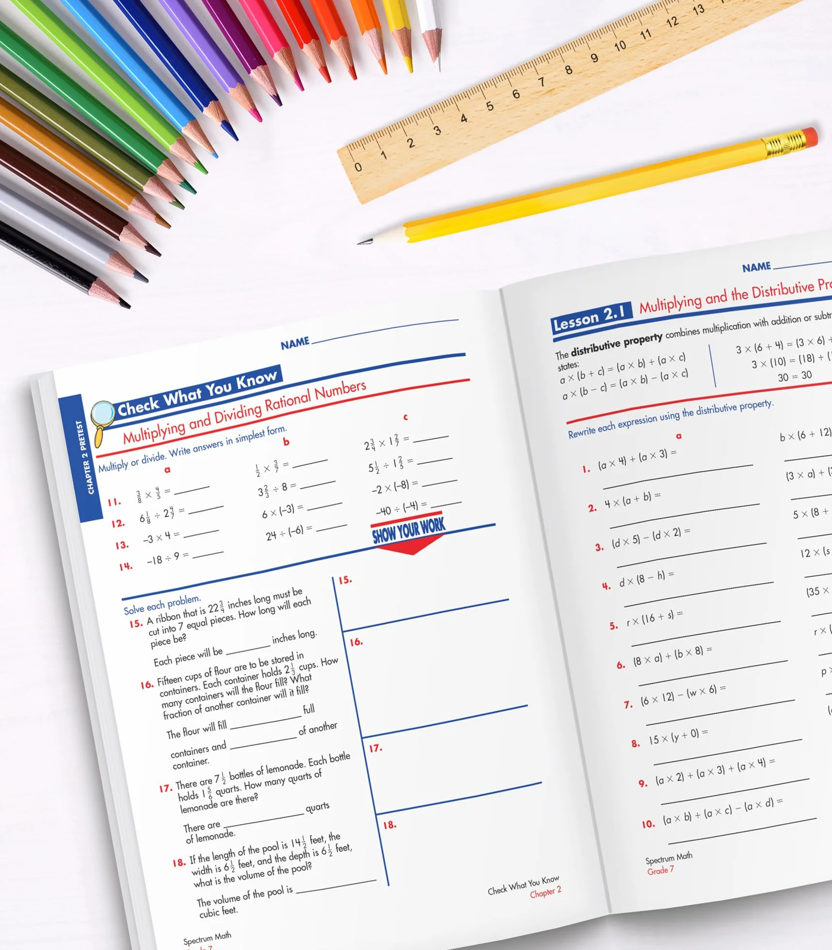 Spectrum Math Workbook, Grade 7
